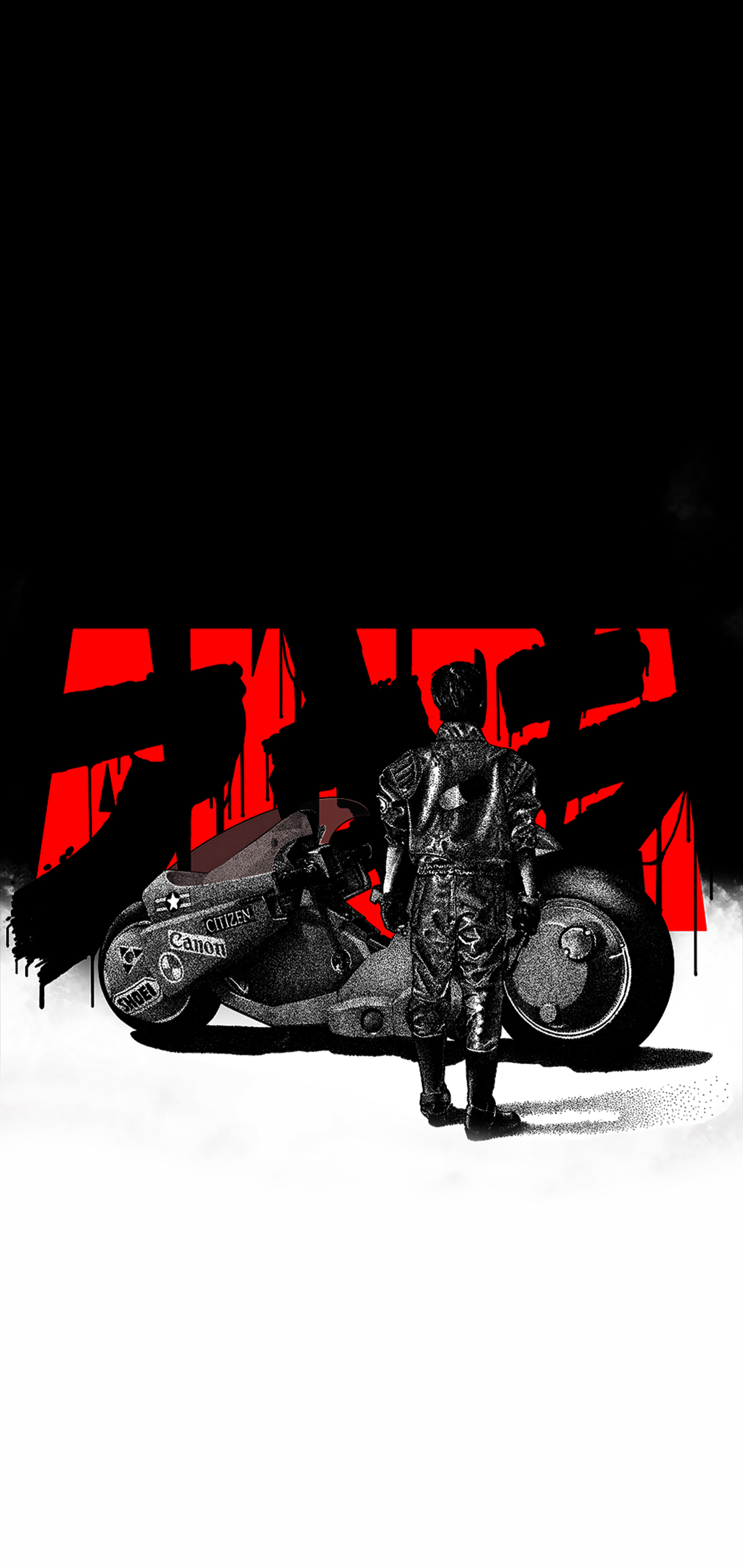AKIRA PHONE WALLPAPER B&W HD