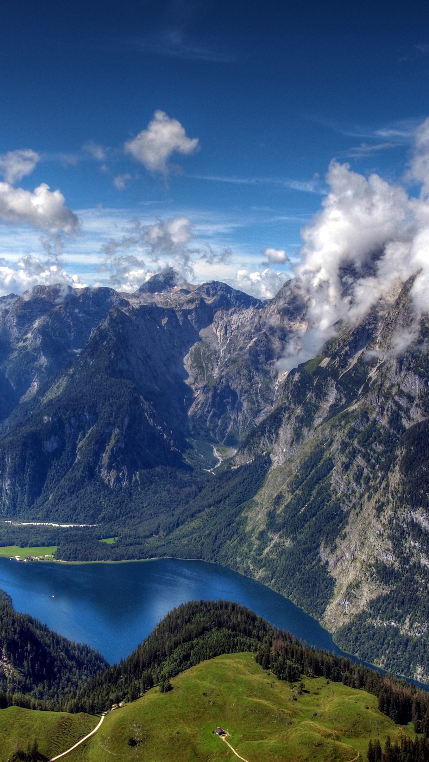 Lake Wallpaper 4K, Germany, Bavarian Alps
