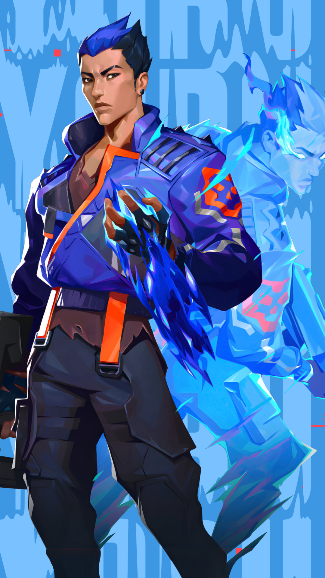 Yoru Wallpaper 4K, Game Art, Blue