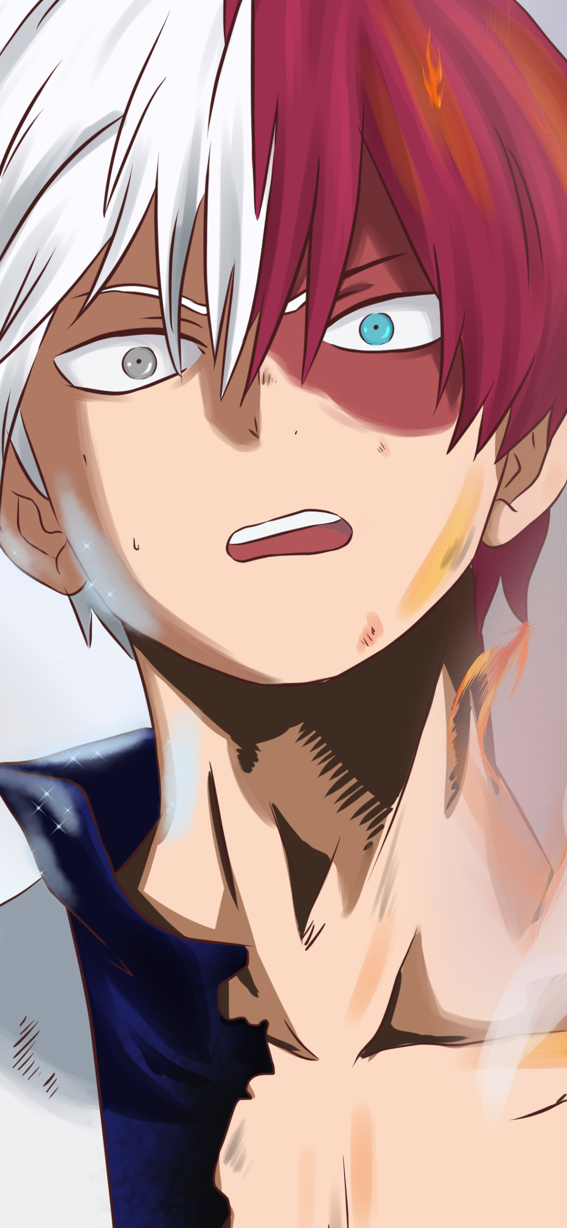 Shoto Todoroki Phone Wallpaper
