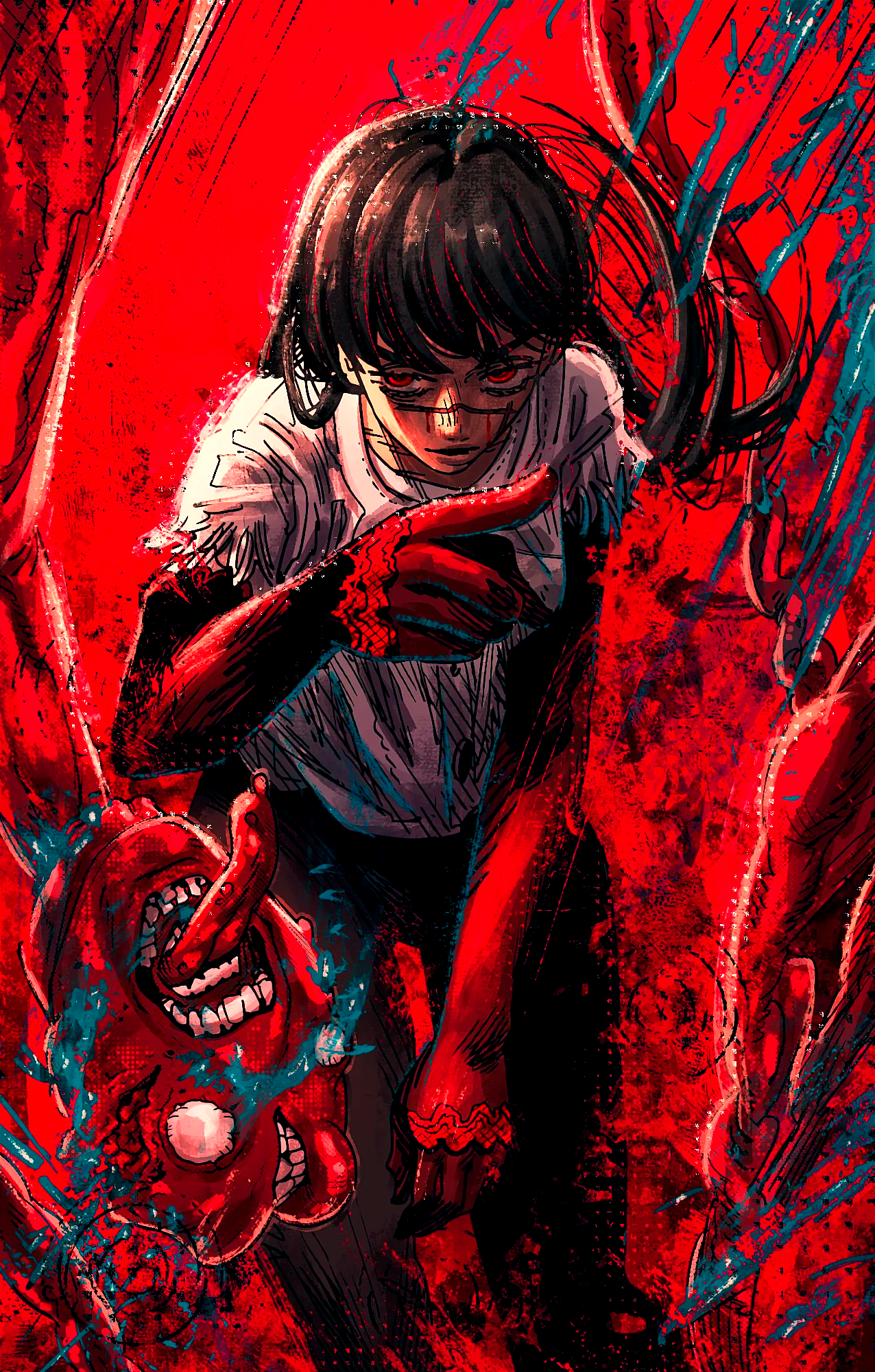 Chainsaw Man Phone Wallpaper and iPhone Background: Free HD Download