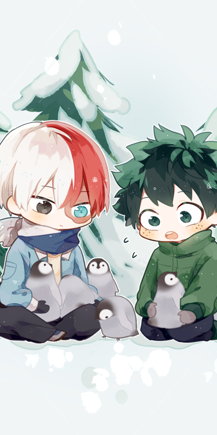 Download Shoto Todoroki Izuku Midoriya
