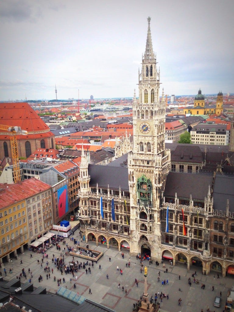 Church at Marienplatz, Munich, Germany