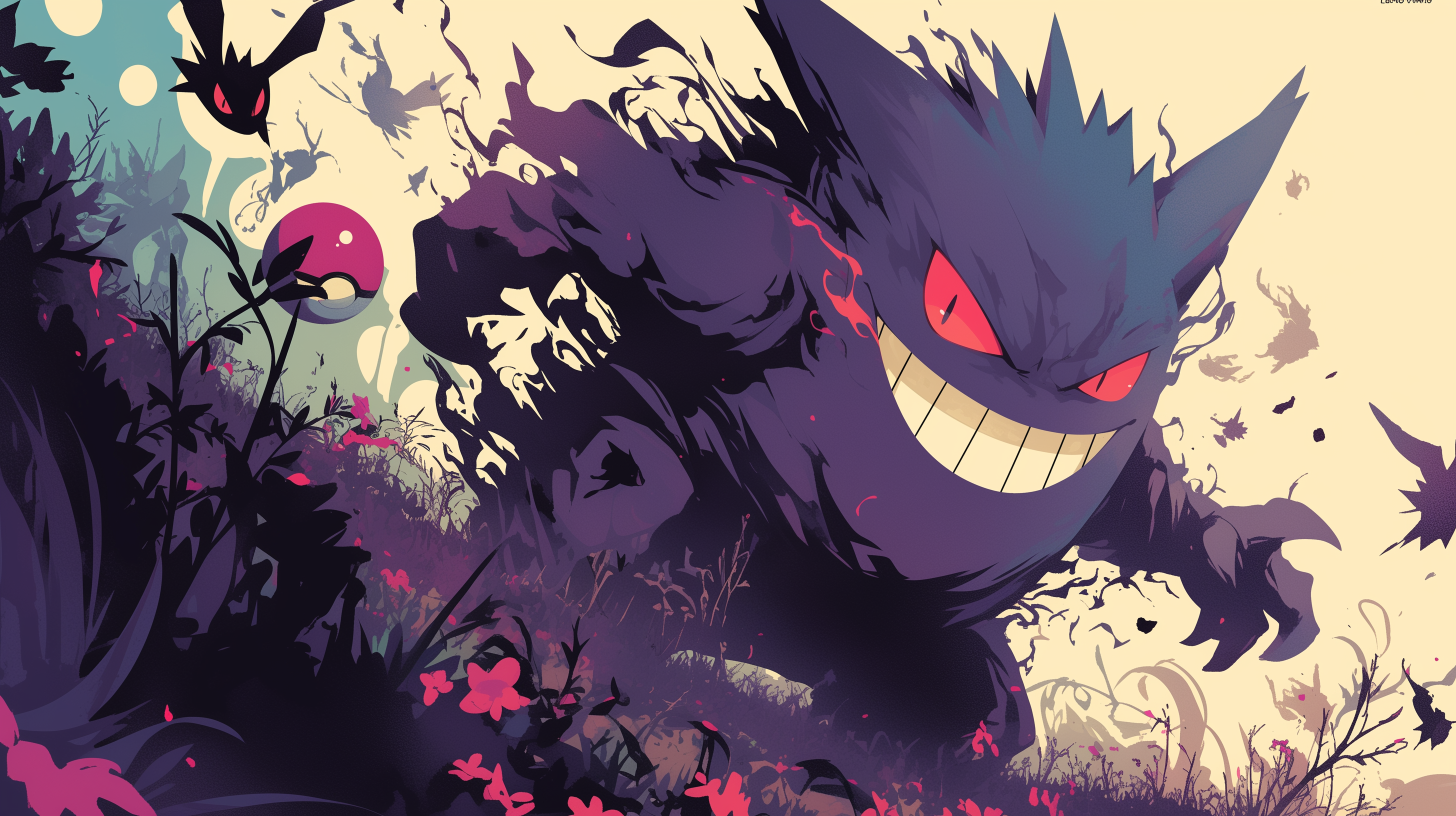 HD Wallpaper featuring Gengar