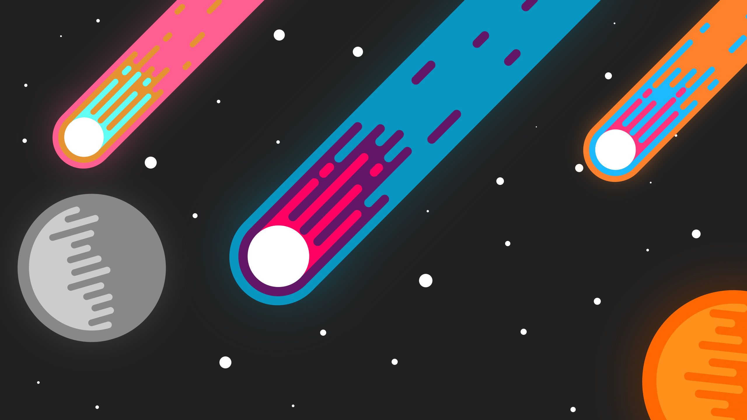 Minimalist Space Wallpaper, HD