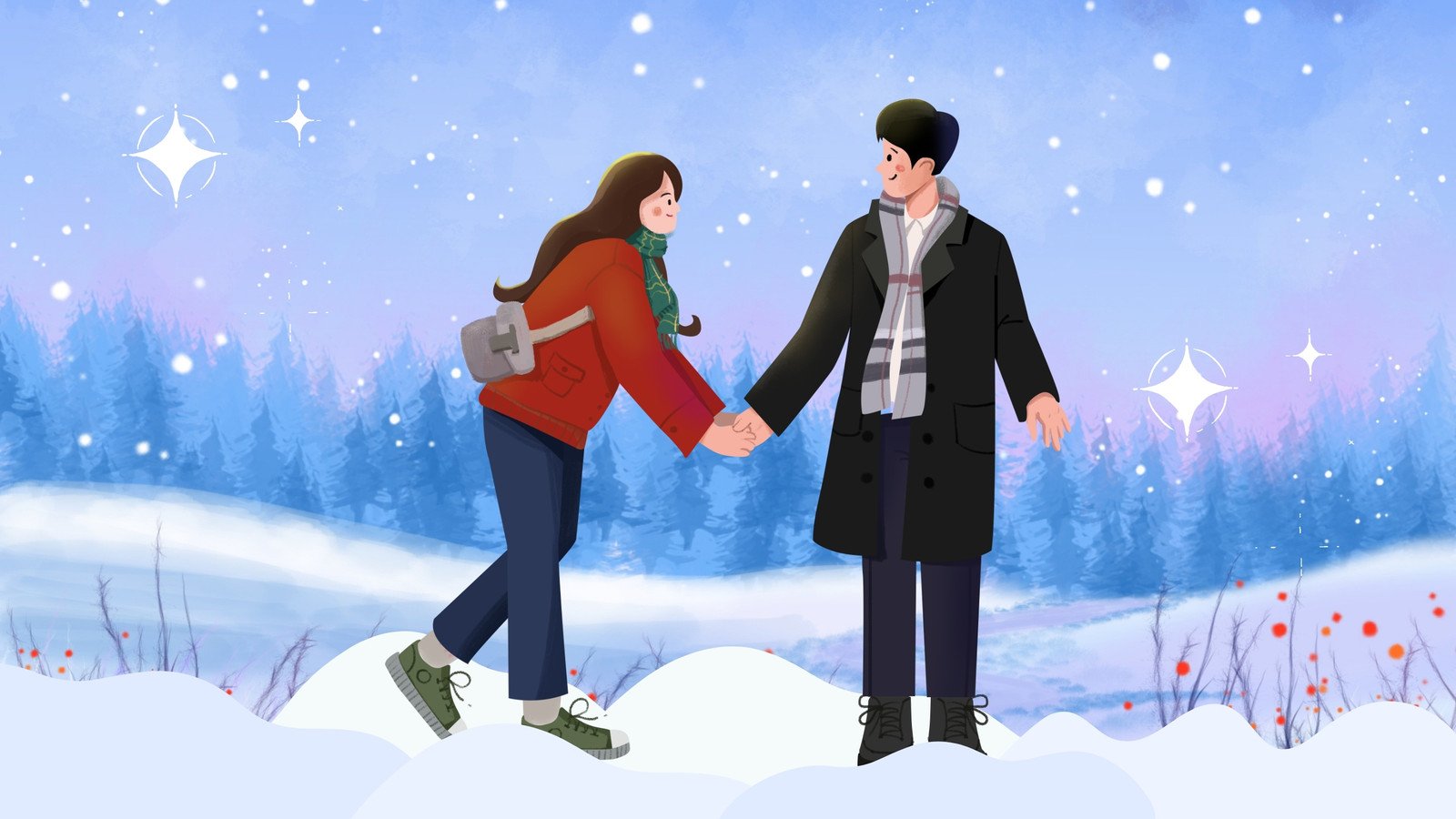 customizable wallpaper couple