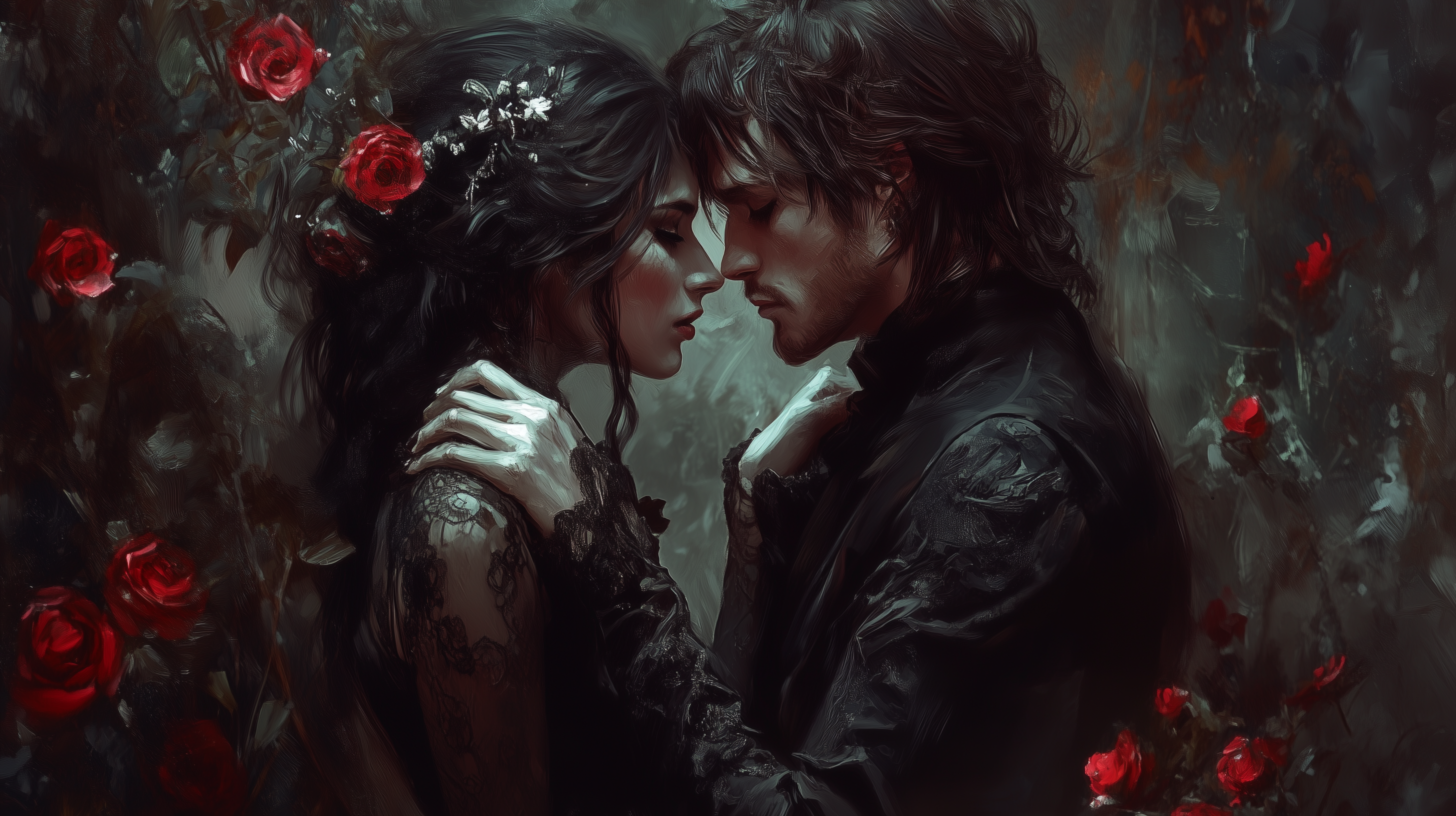Dark Romance HD Wallpaper: Embrace