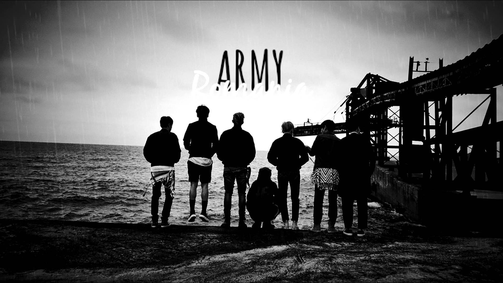 Aesthetic Bts Black And White Wallpaper