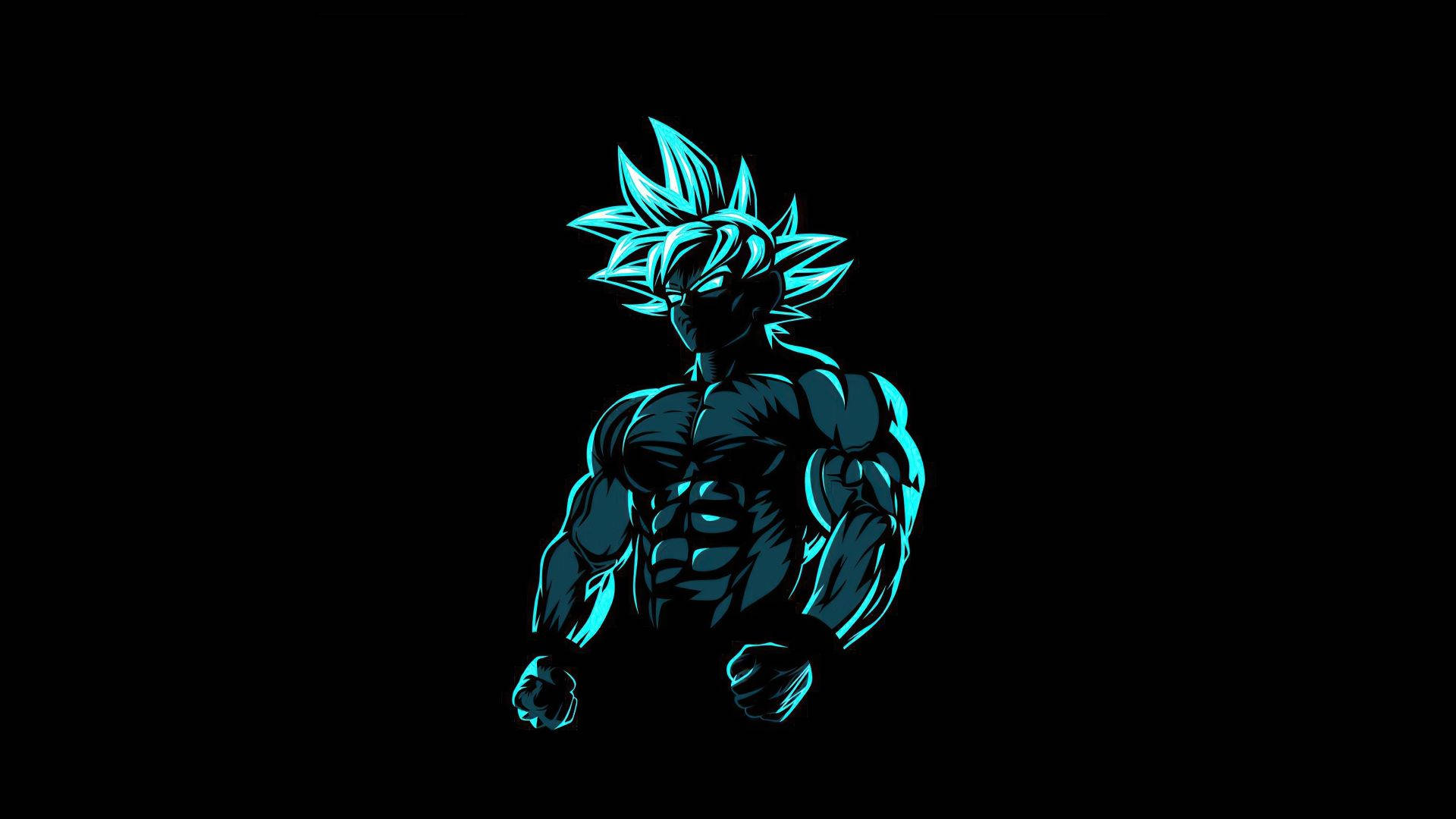 Goku Dark Anime Aesthetic Desktop
