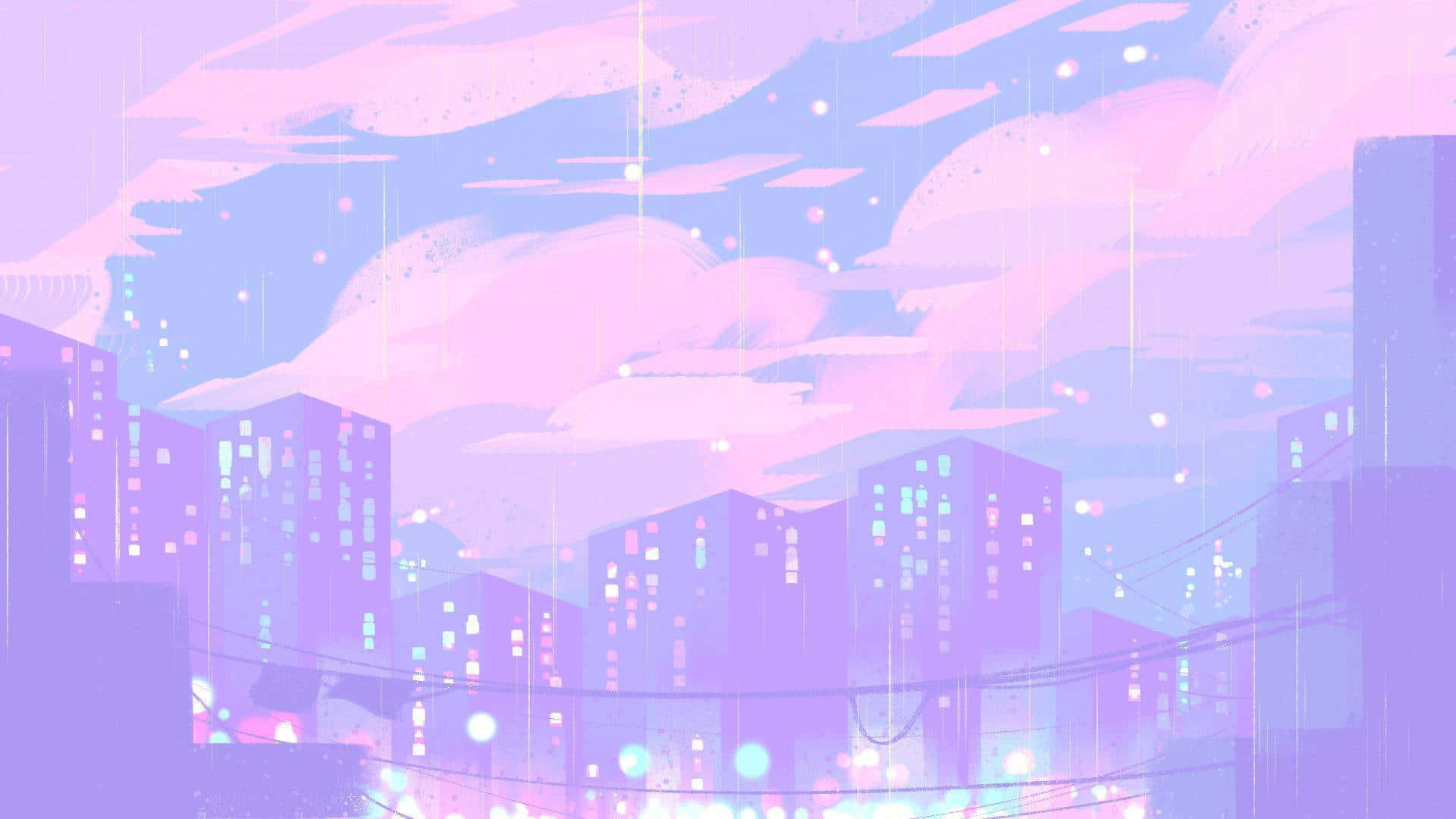 Purple Anime Background