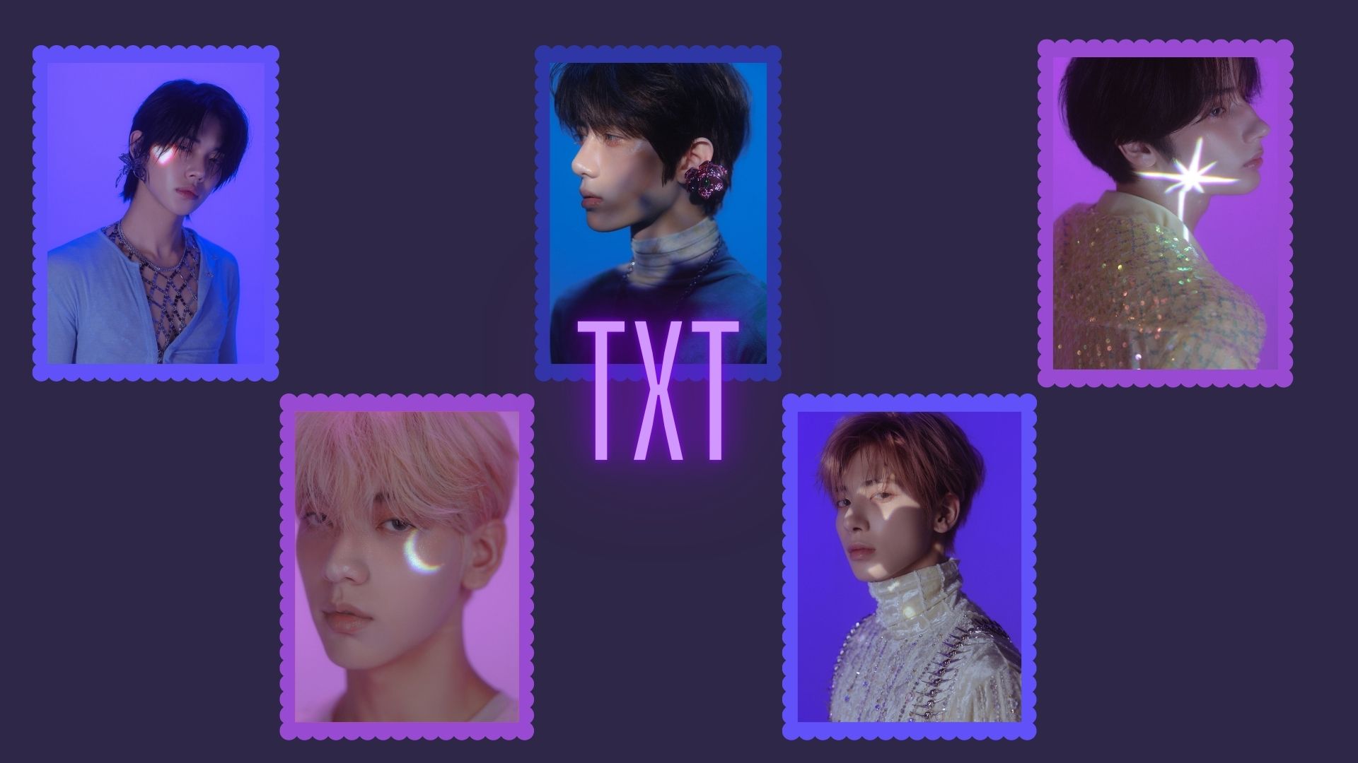 TxT Blue Purple Wallpaper By Mini.pulls