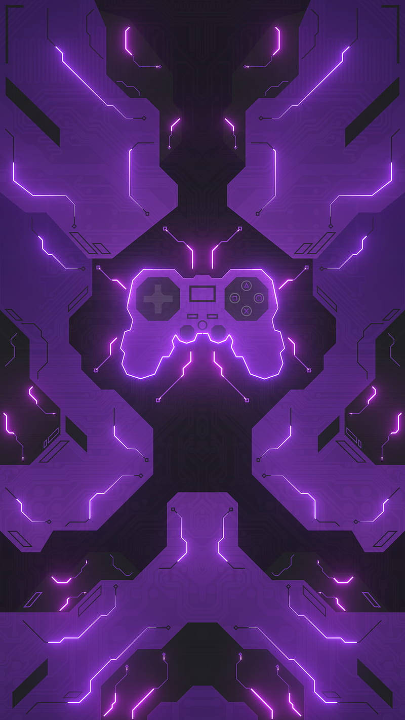 Download Purple Gaming Console Art