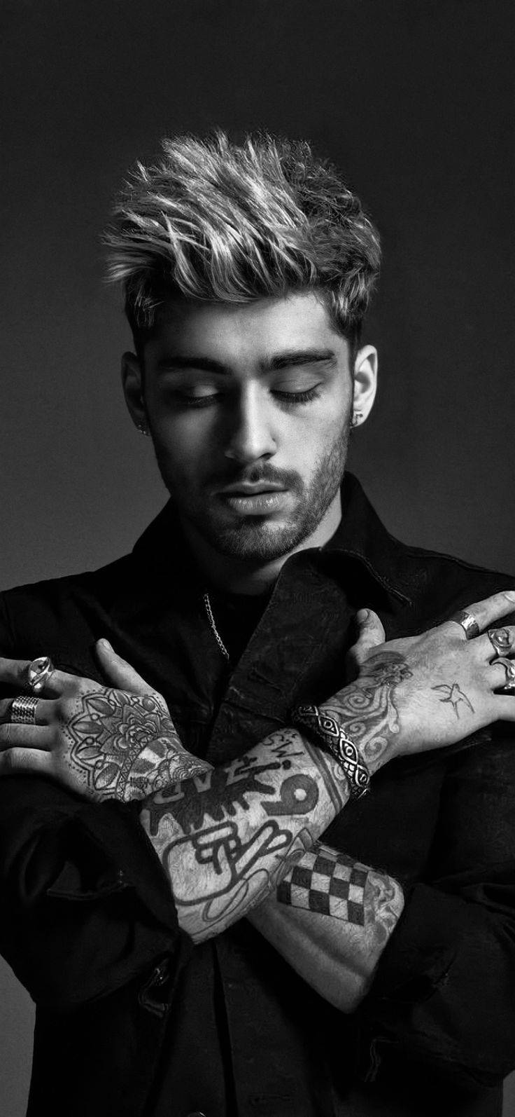 Tattooed Zayn iPhone Wallpaper