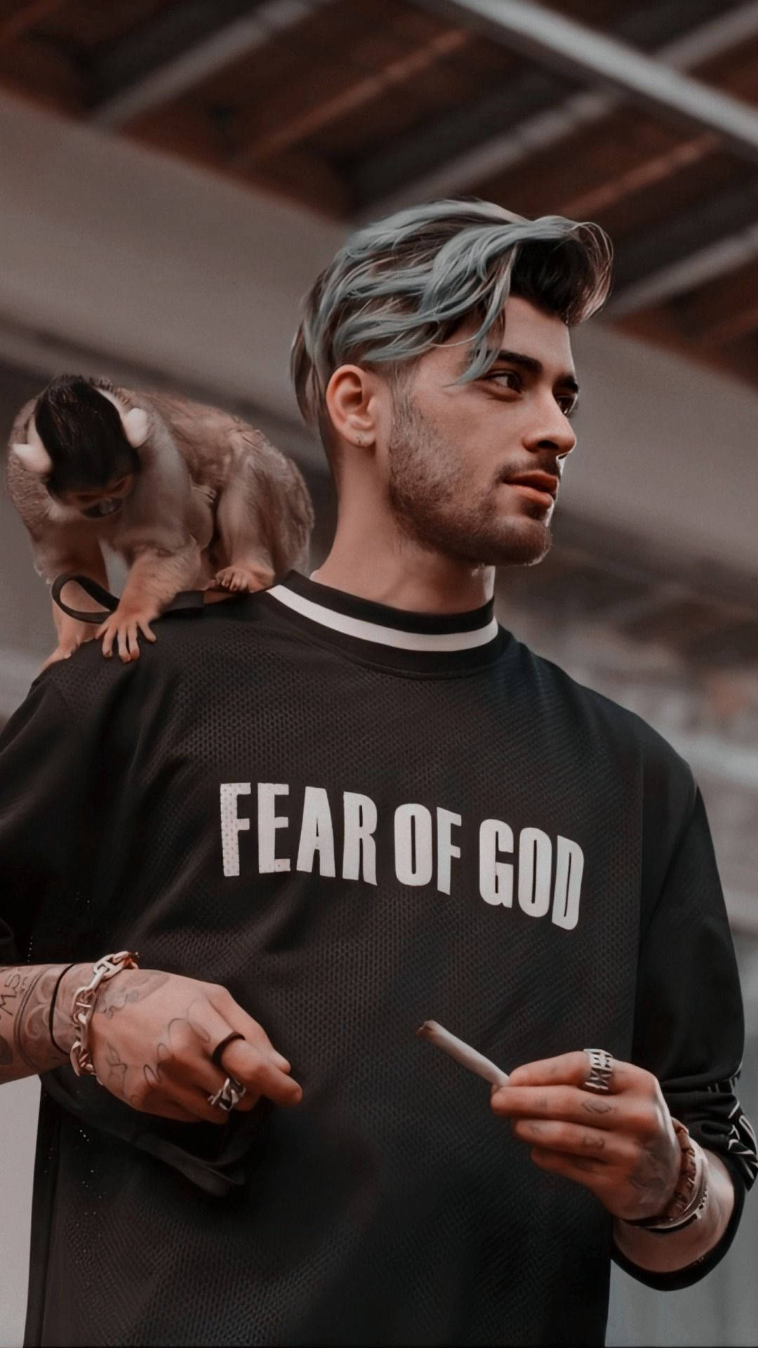 Zayn iPhone In Casual Black Tee