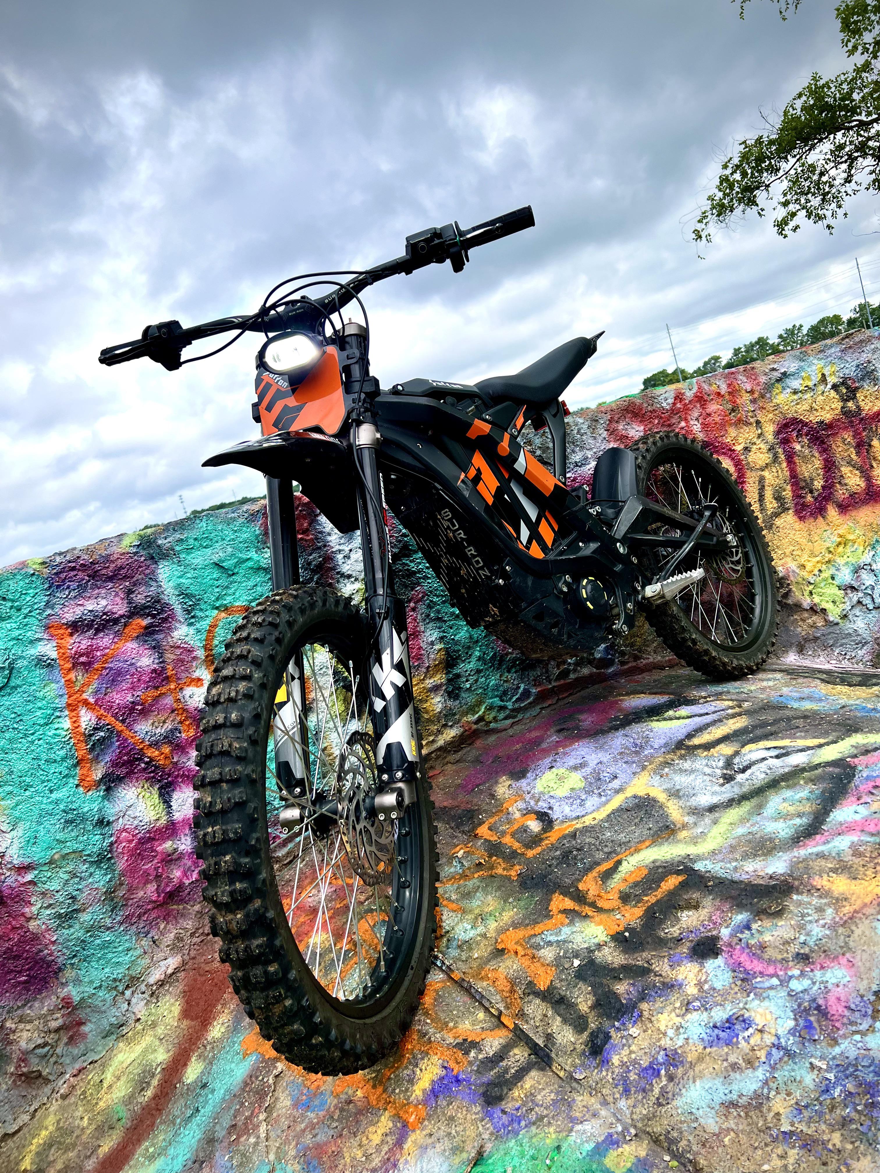 riding mountain bike trails