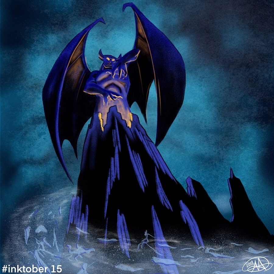 Inktober day 15. Chernabog as suggested