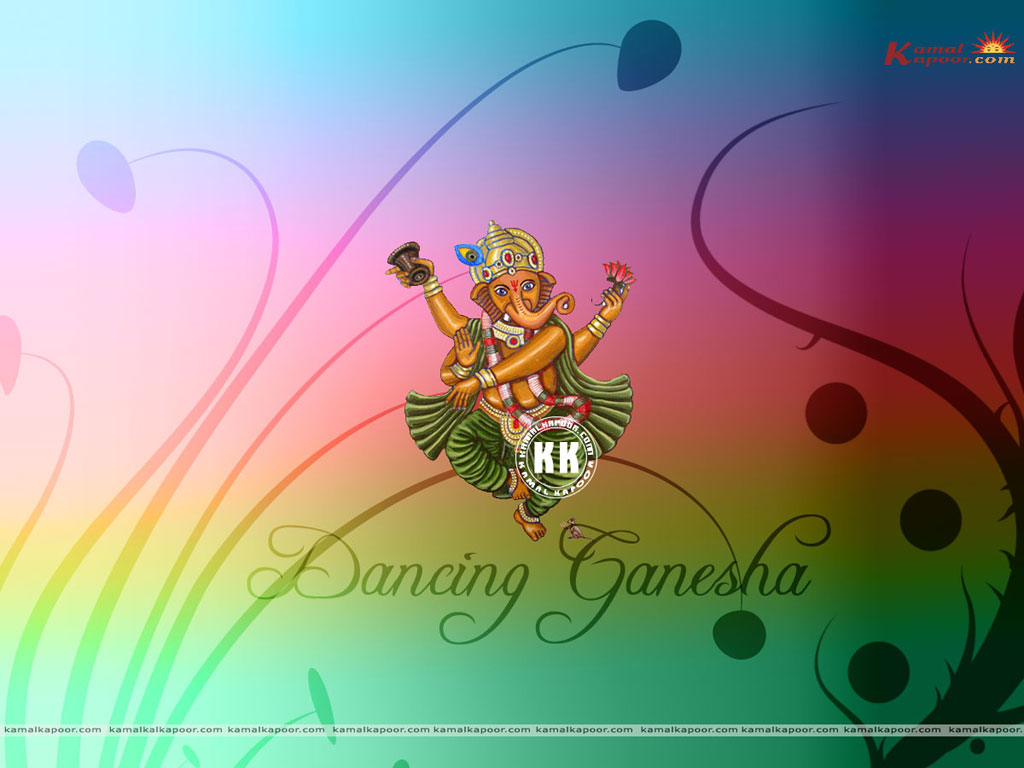 Dancing Ganesha Wallpaper, Vinayaka