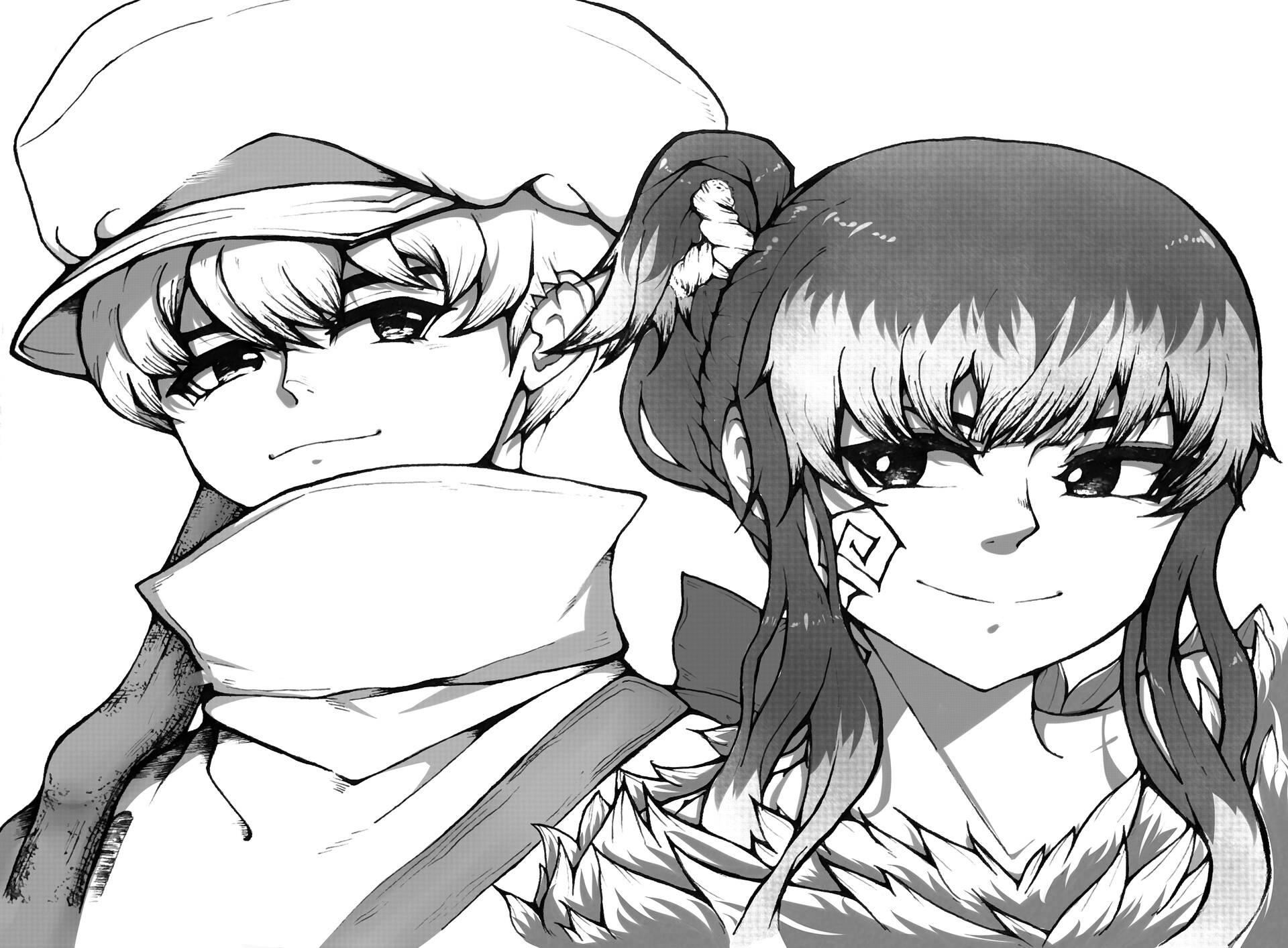 Ukyo Saionji & Izumi Minami Dr Stone