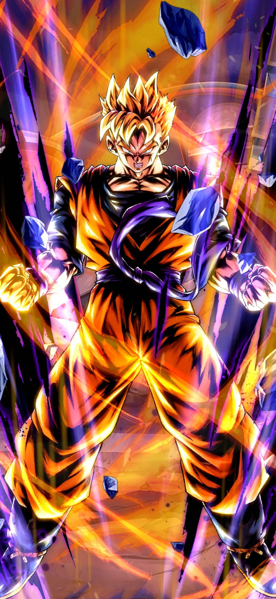 Download Adult Gohan Super Saiyan 2 Digital Art Wallpaper