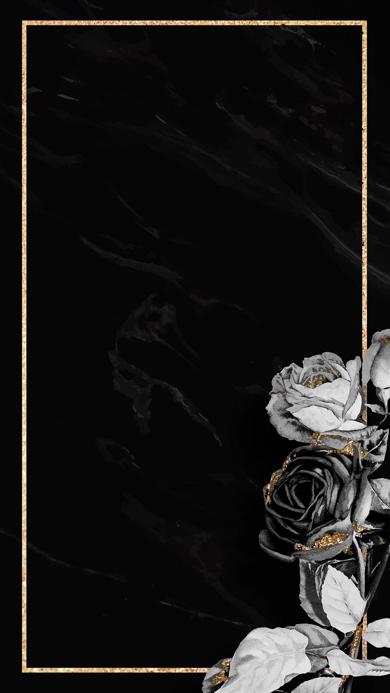 Black Wedding Invitation Background