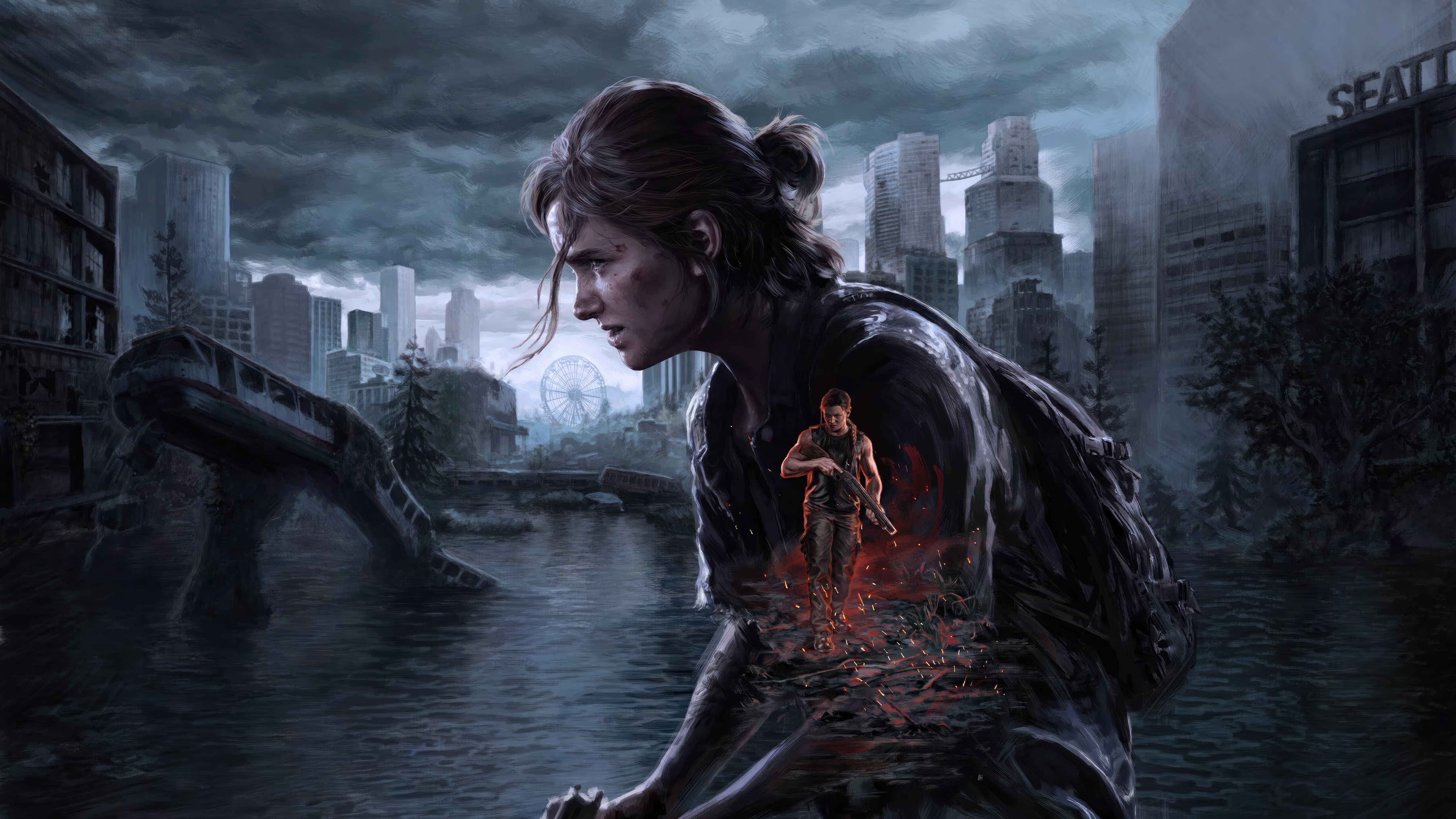 Wallpaper Ellie, The Last of Us Part II