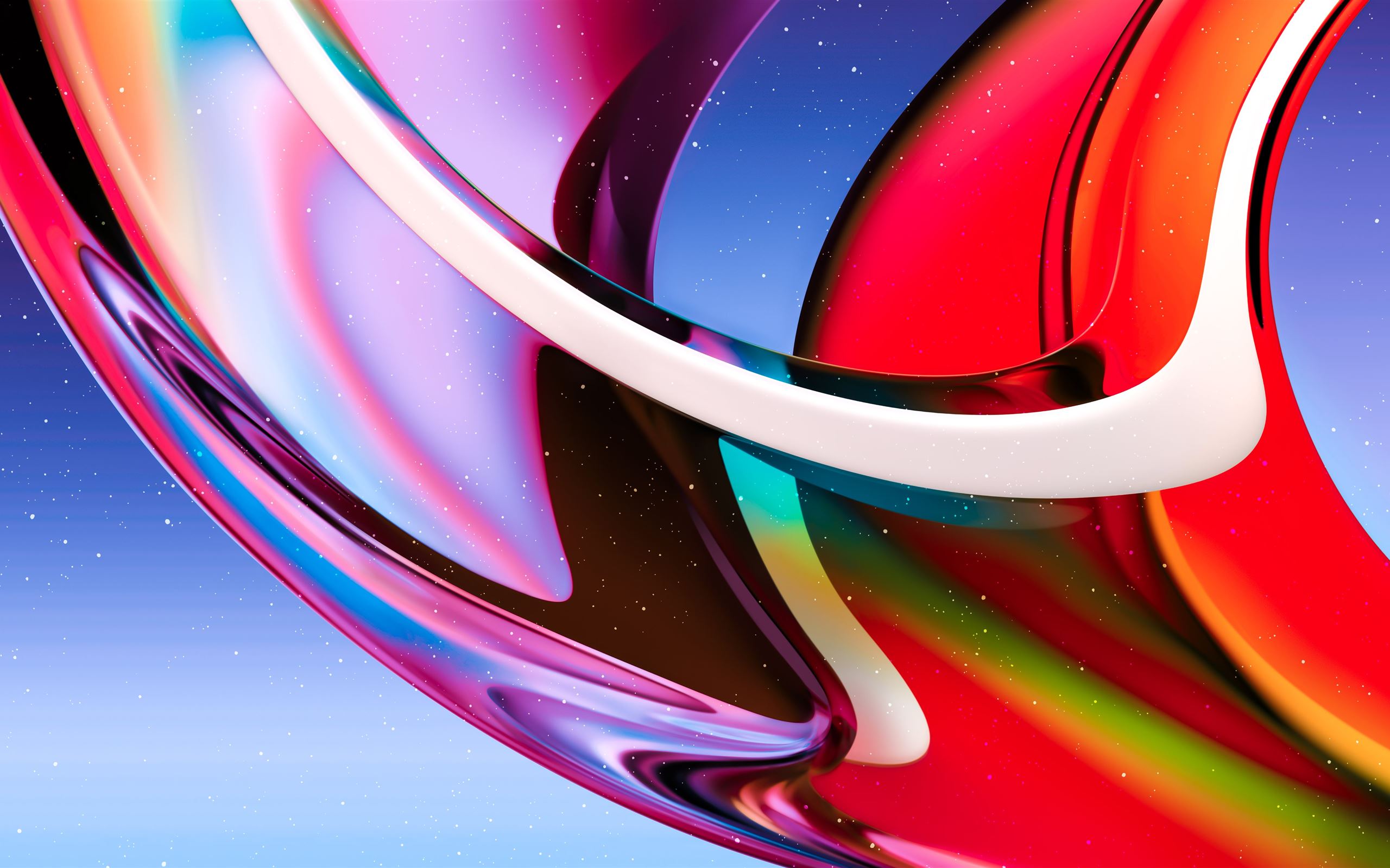 gradient glass abstract 8k iMac