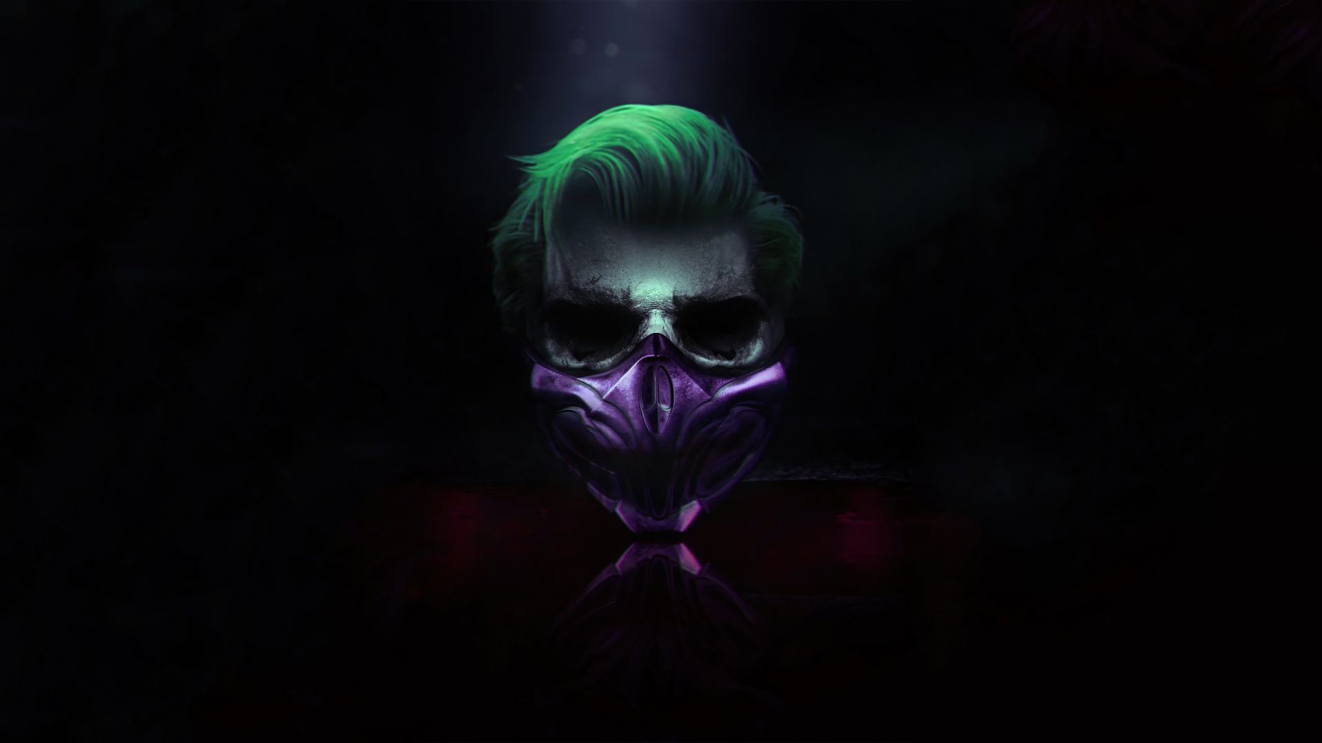 Joker Wallpaper 4K, Mask, Cyberpunk