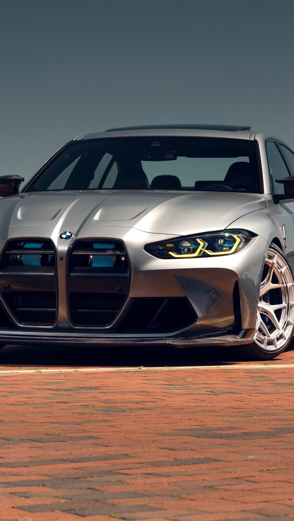 BMW M3 Grey 4K Wallpaper