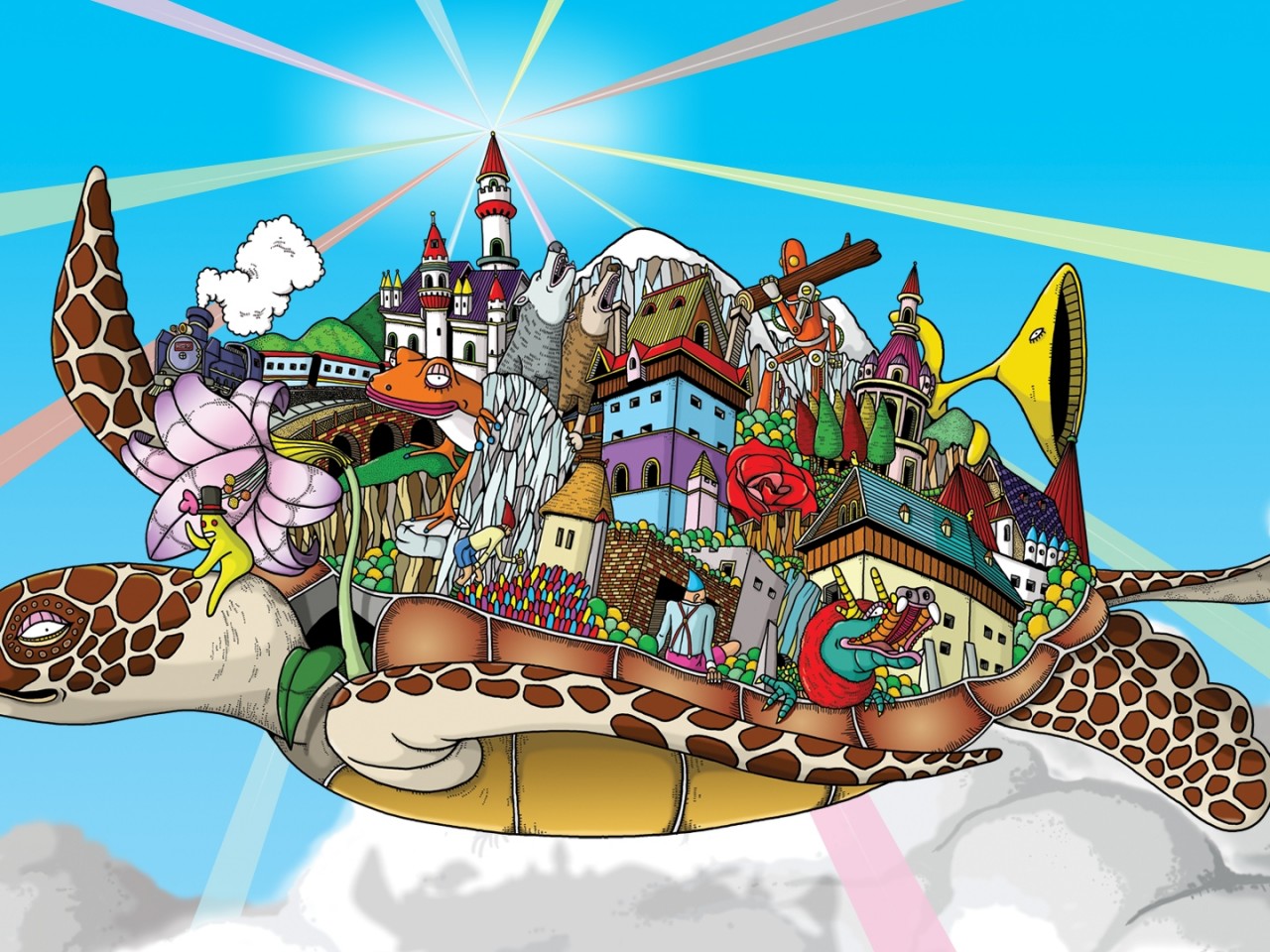 Windows 7 Wallpaper Cartoon wallpaper
