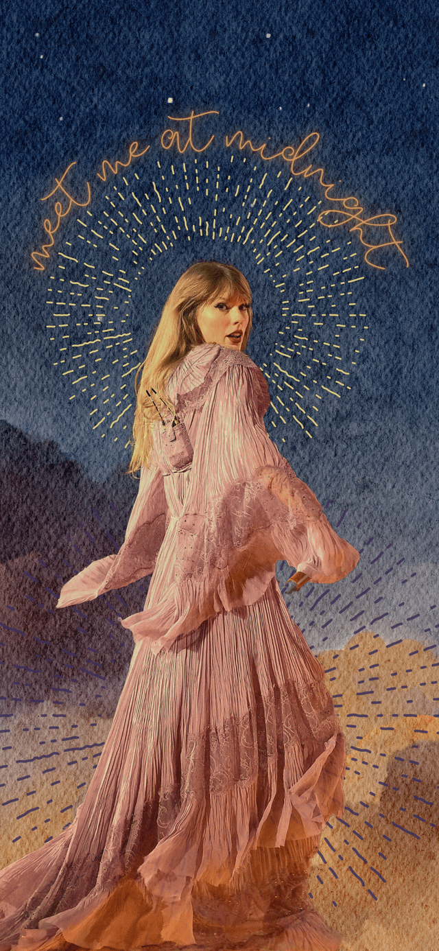 Midnights themed phone wallpaper