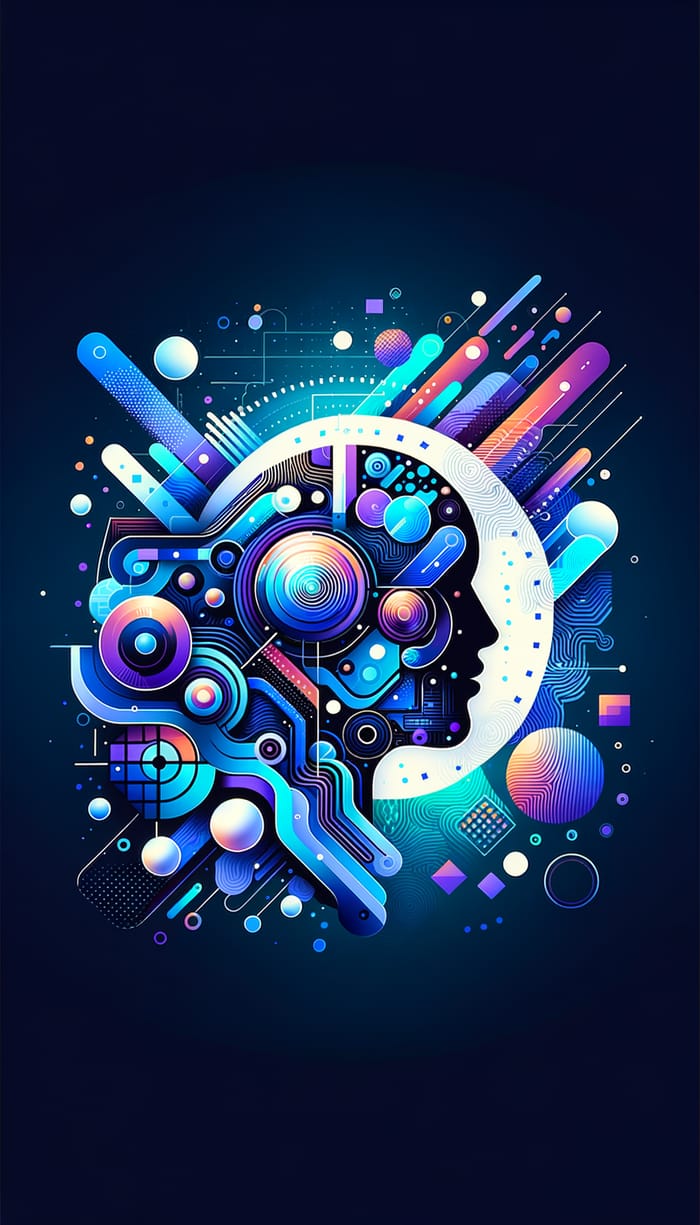 Eye Catching Tech Inspired Profile Picture For TikTok. AI Art Generator. Easy Peasy.AI