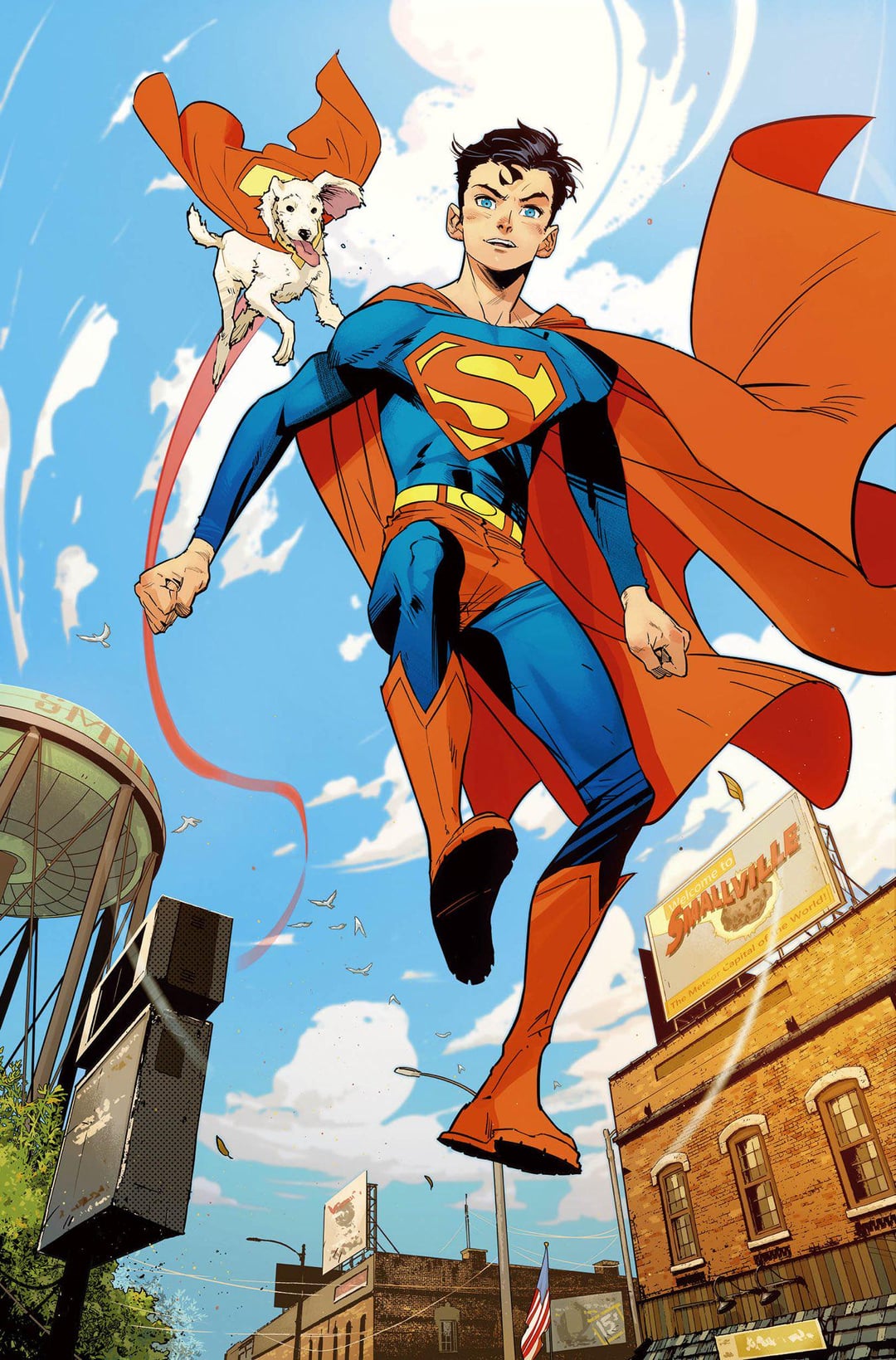First look at Superboy (Clark Kent) and Krypto in April's Summer of Superman Special, by Jorge Jiménez and Tomeu Morey!