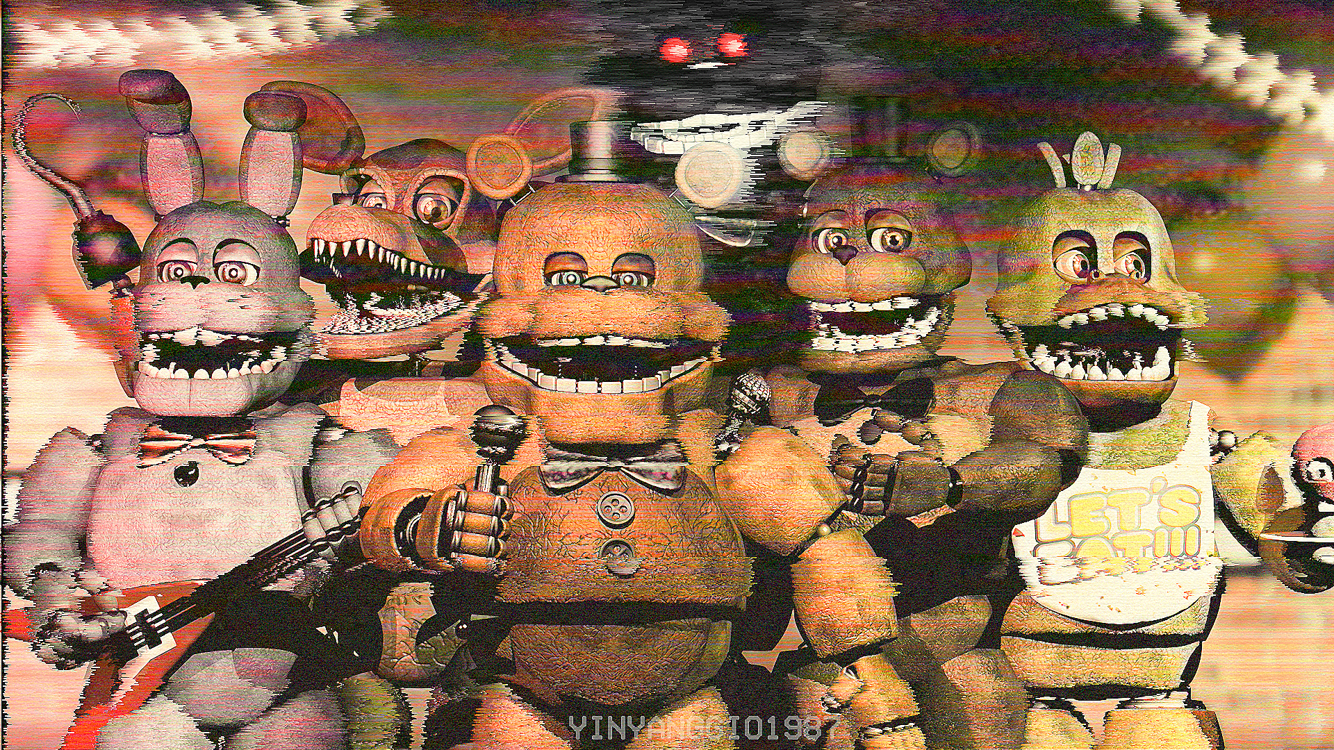 C4D. FNAF4. Fredbears Family Diner