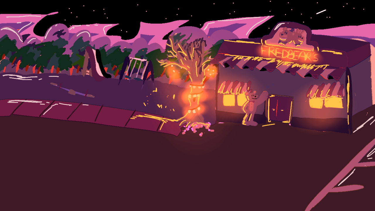 Fredbear's Family Diner background