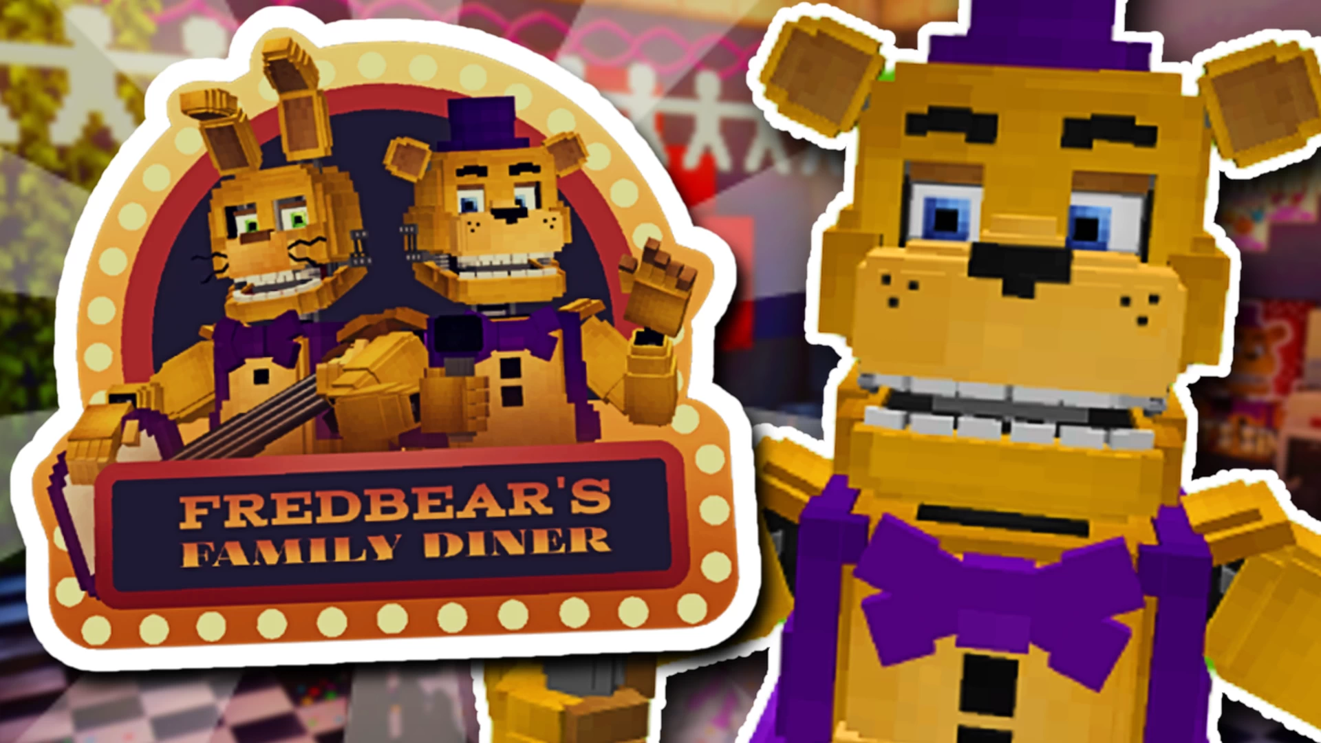 Fredbears Family Diner (1.18.2 Vanilla) (Five Nights at Freddy's) (FNAF) Minecraft Map