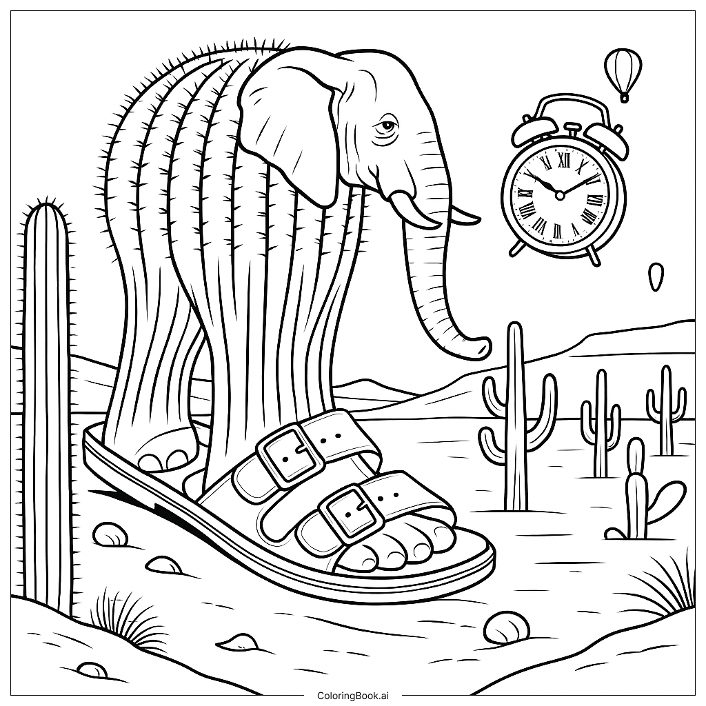 Lirilì Larilà Walking Coloring Page (Free PDF&PNG Printable)