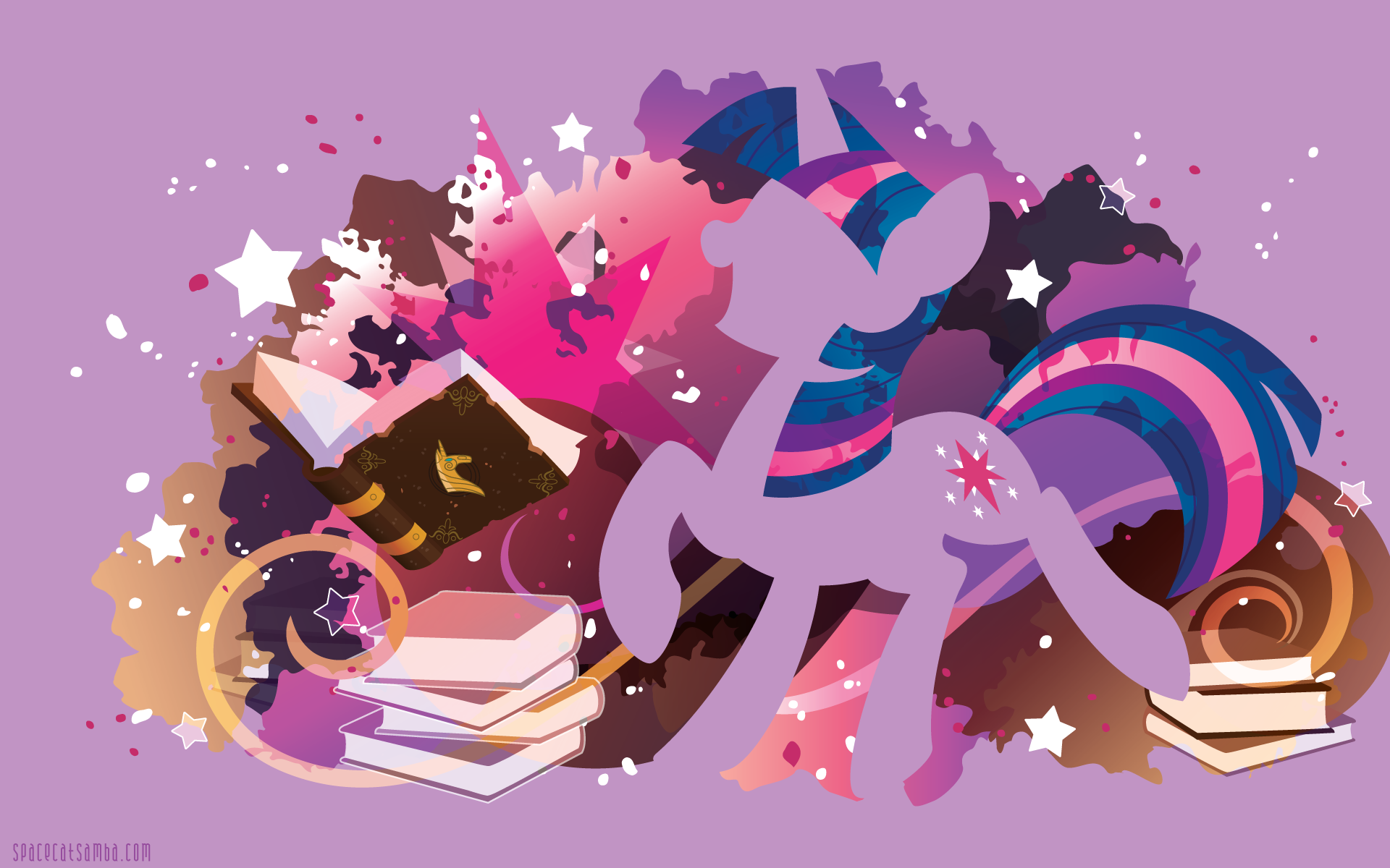 Twilight Sparkle Silhouette Wallpaper