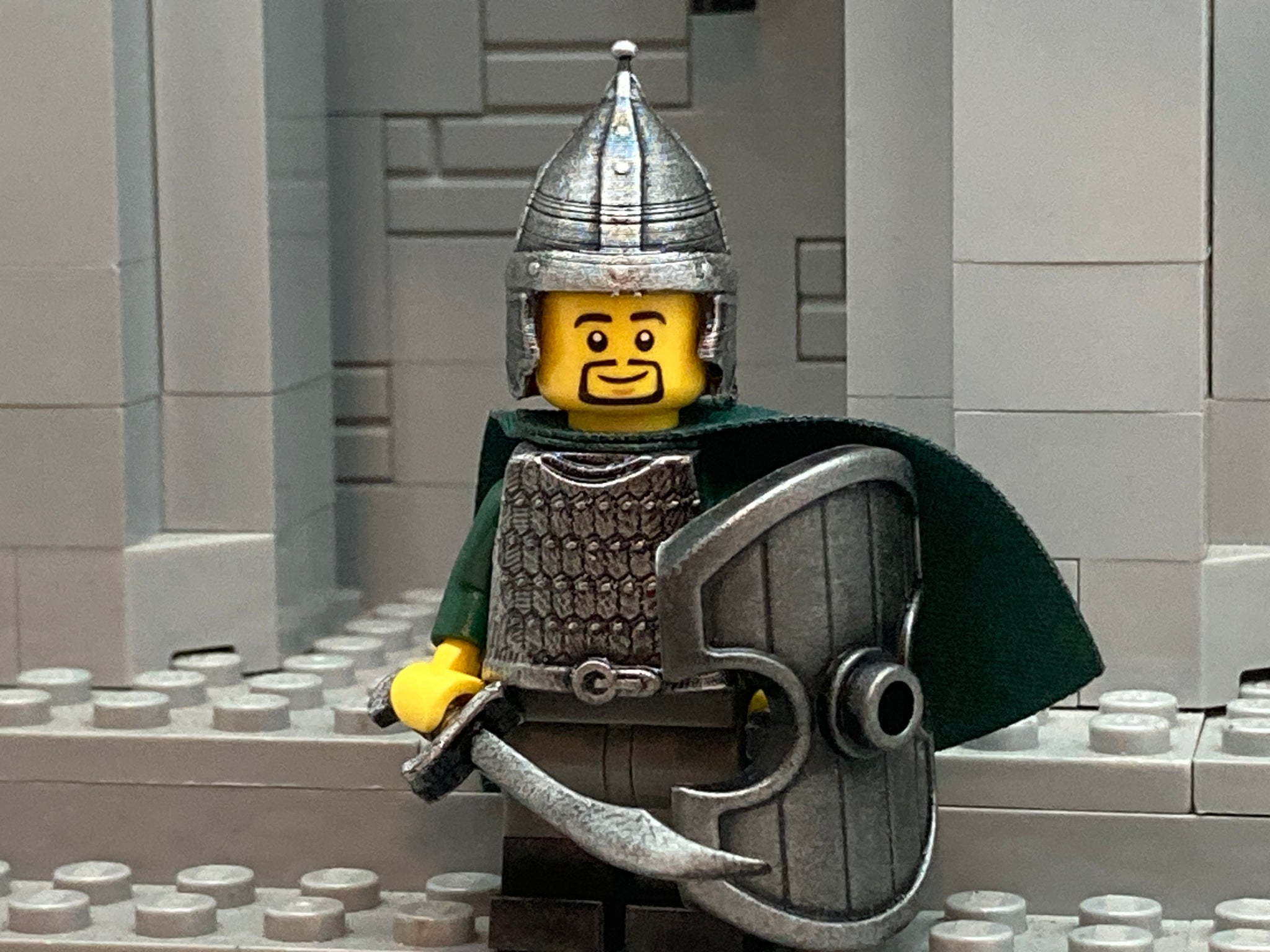 Immortal Persian Warrior W NEW Lamellar Armor & Helm! In Oxidized I