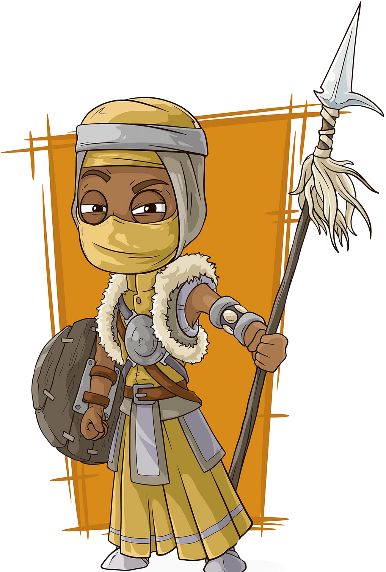 Download Animated Persian Warrior Character