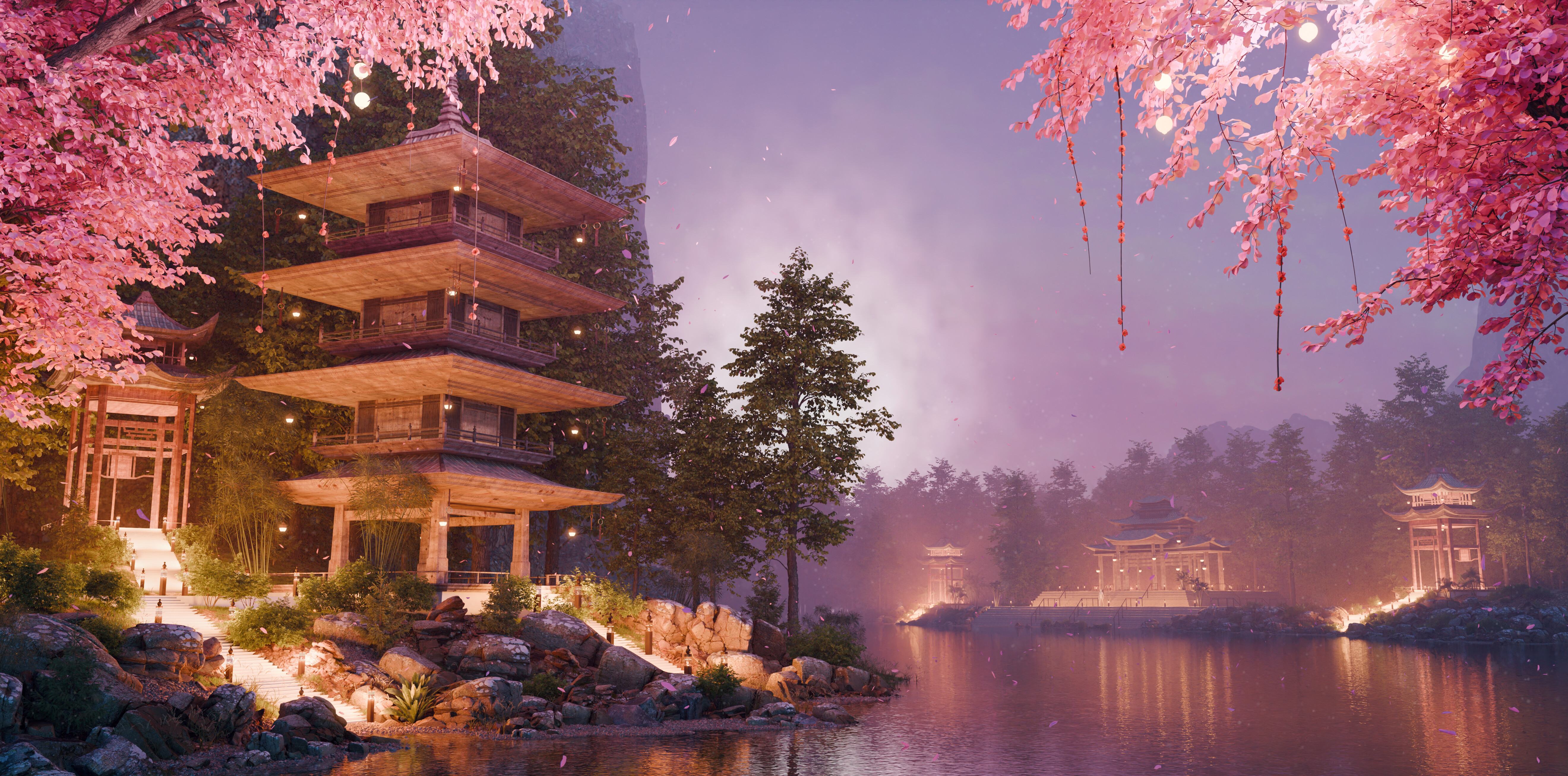 Night Of Sakura Projects Artists Community