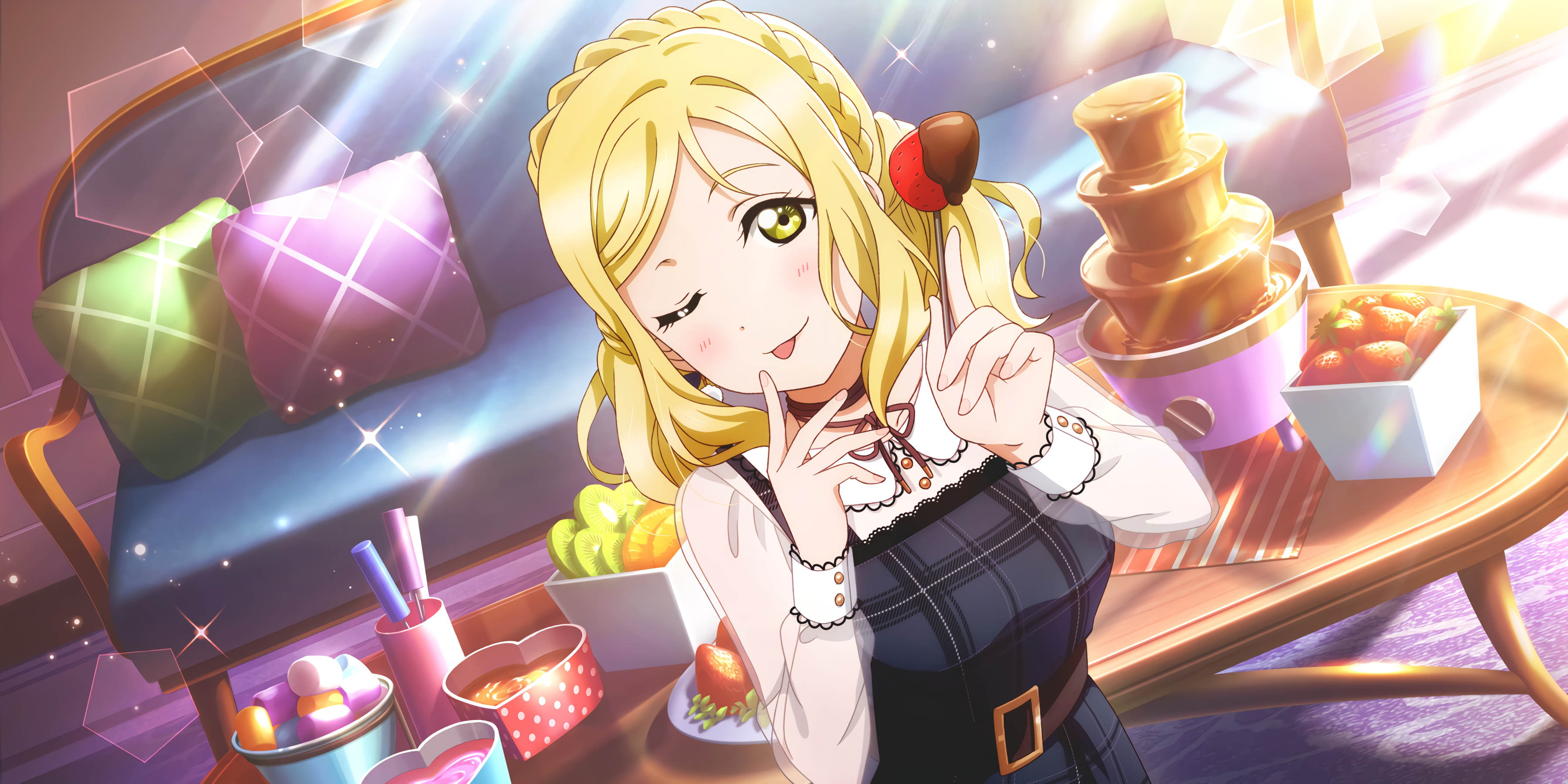 UR Mari Ohara 「Every Loveliest Day Together / Sweet Chocolate」. Cards list. All Stars. Games. Idol Story Live!