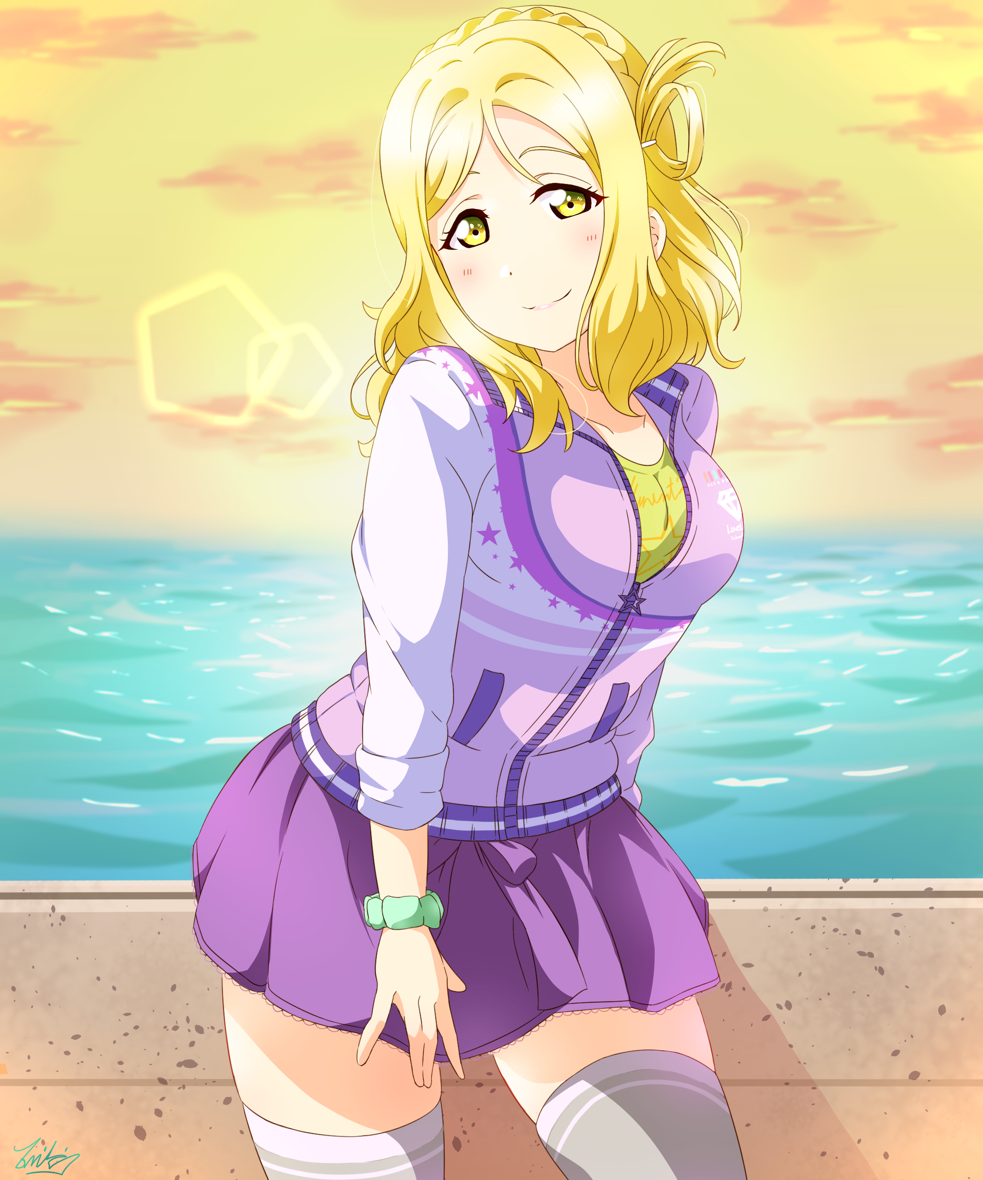Ohara Mari (Mari Ohara) Live! Sunshine!! Wallpaper by Tsumikiy Anime Image Board