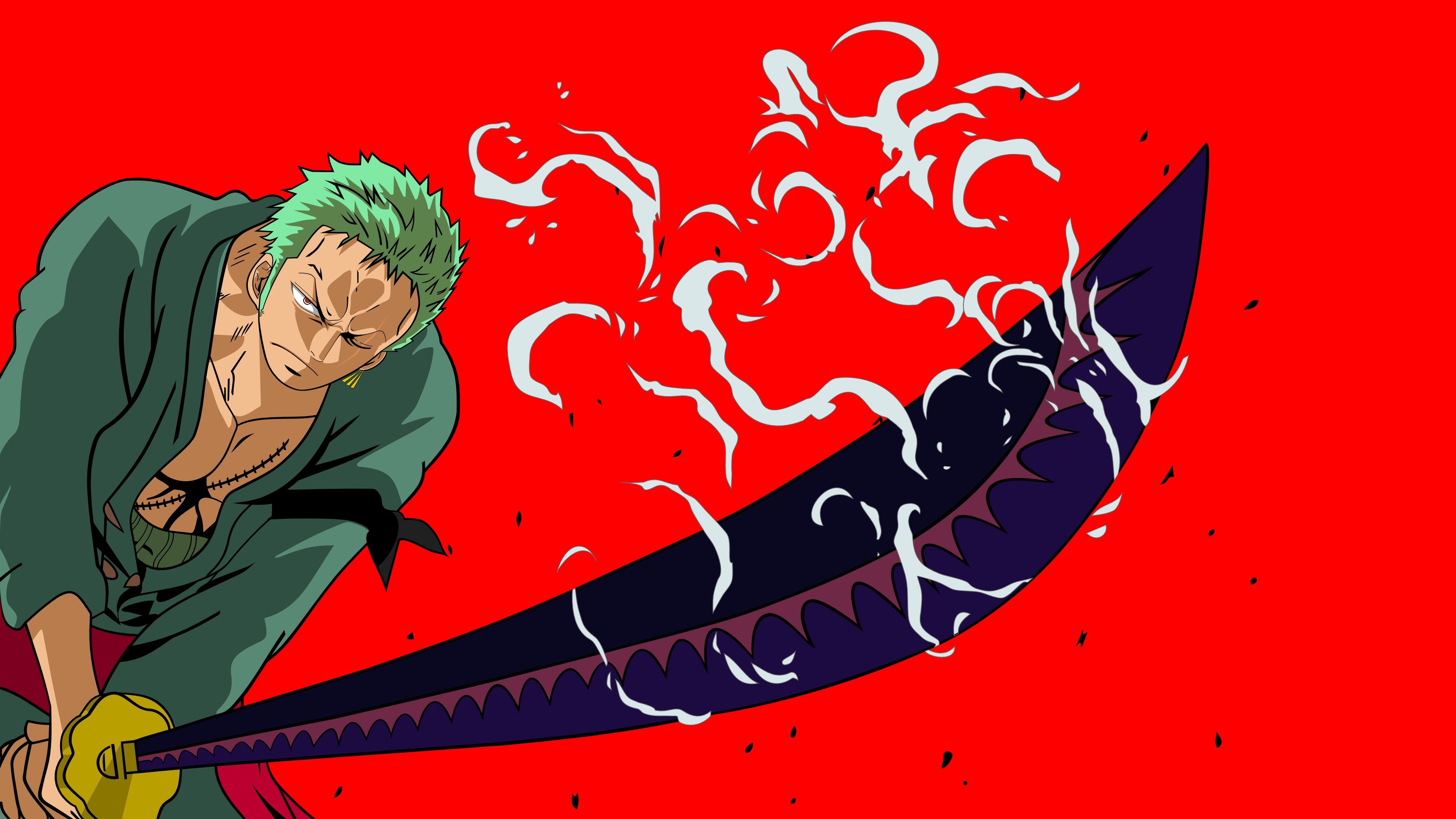 Wallpaper sword, game, One Piece, pirate, anime, katana, man, ken for mobile and desktop, section сёнэн, resolution 4000x2250