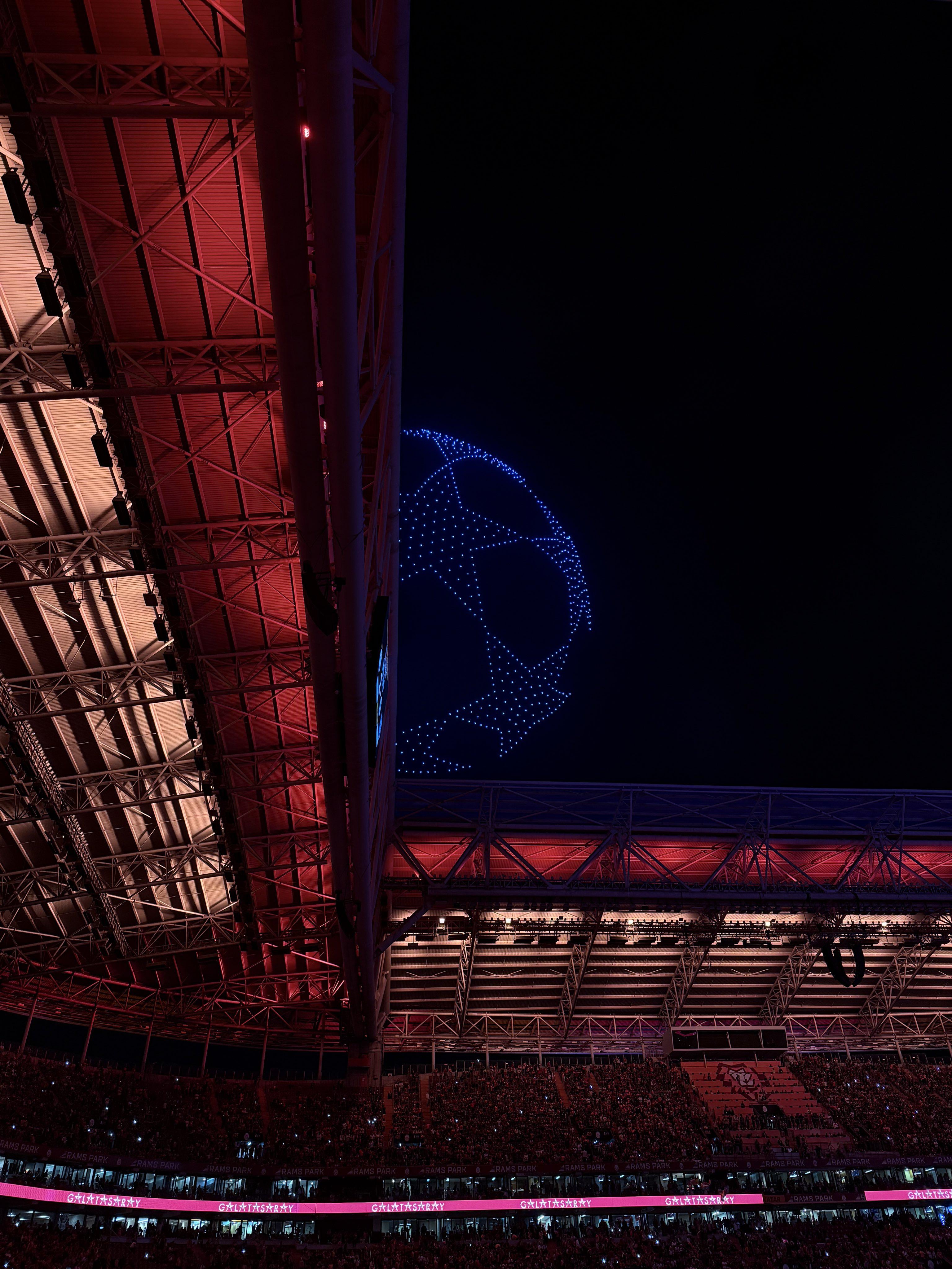 Champions League Logo above Rams Park