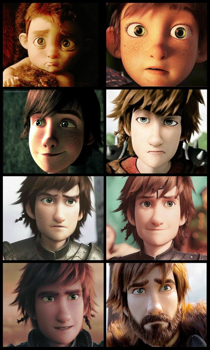Hiccup Horrendous Haddock III throughout the years ♡