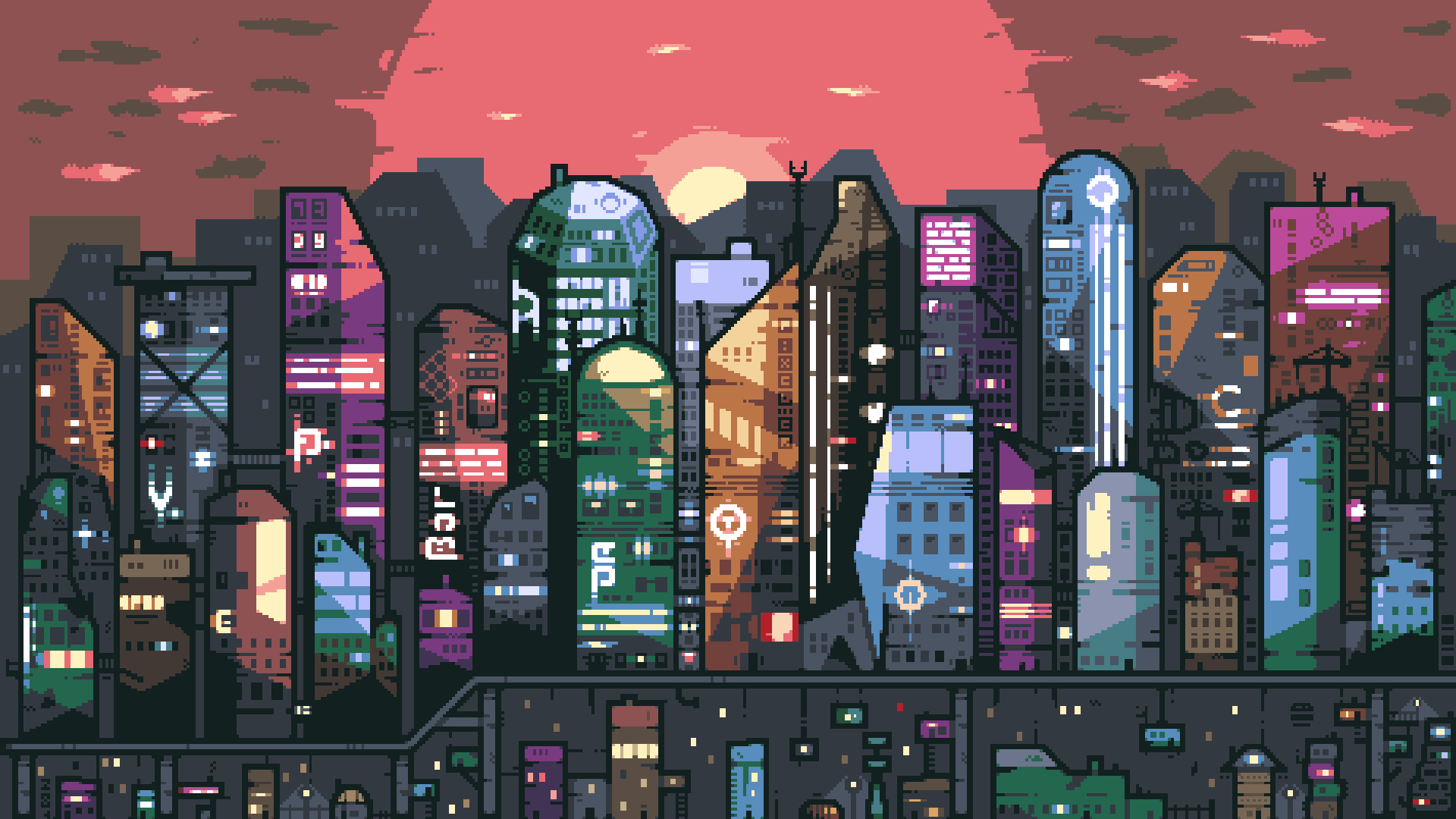 Pixel art: 'Cyberpunk'