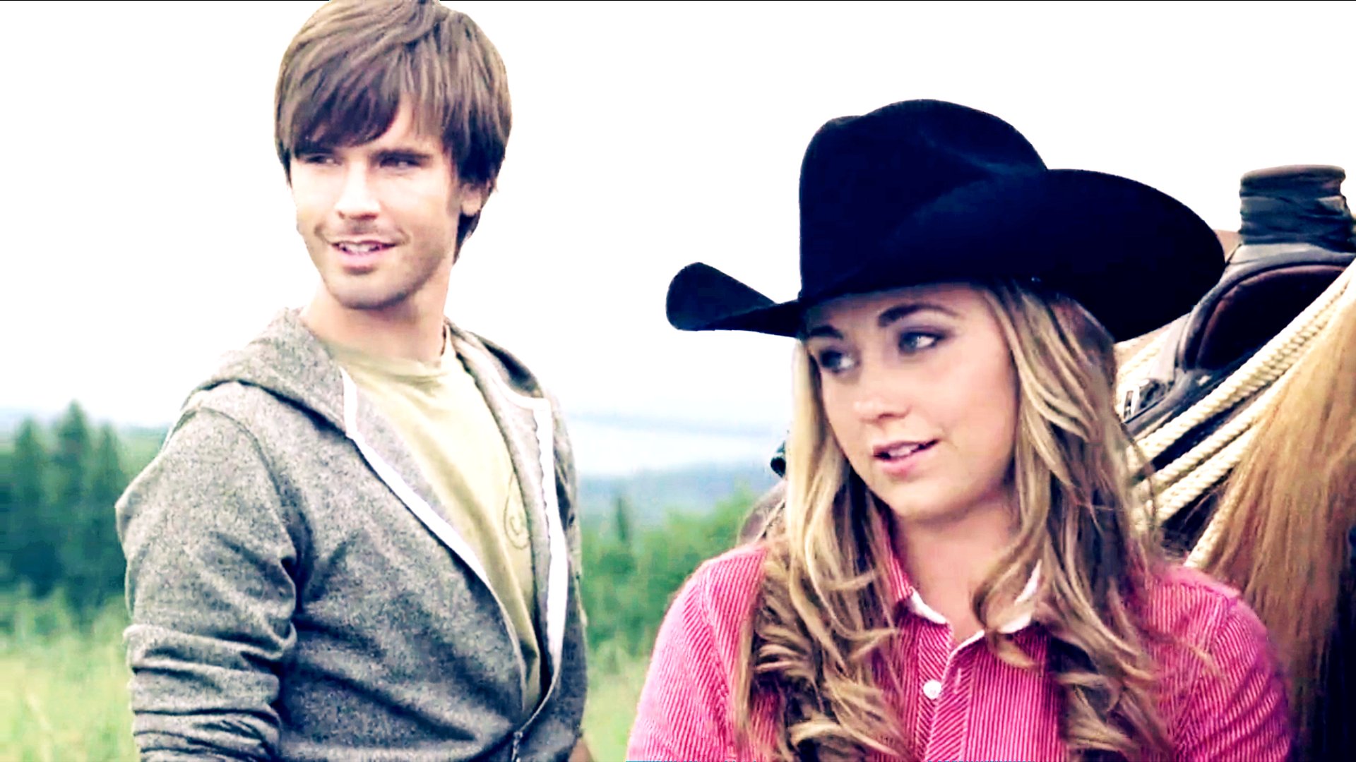 Heartland Photo Love Amber Marshall as Amy Fleming and Graham Wardle as Ty Borden #heartland #iloveheartland