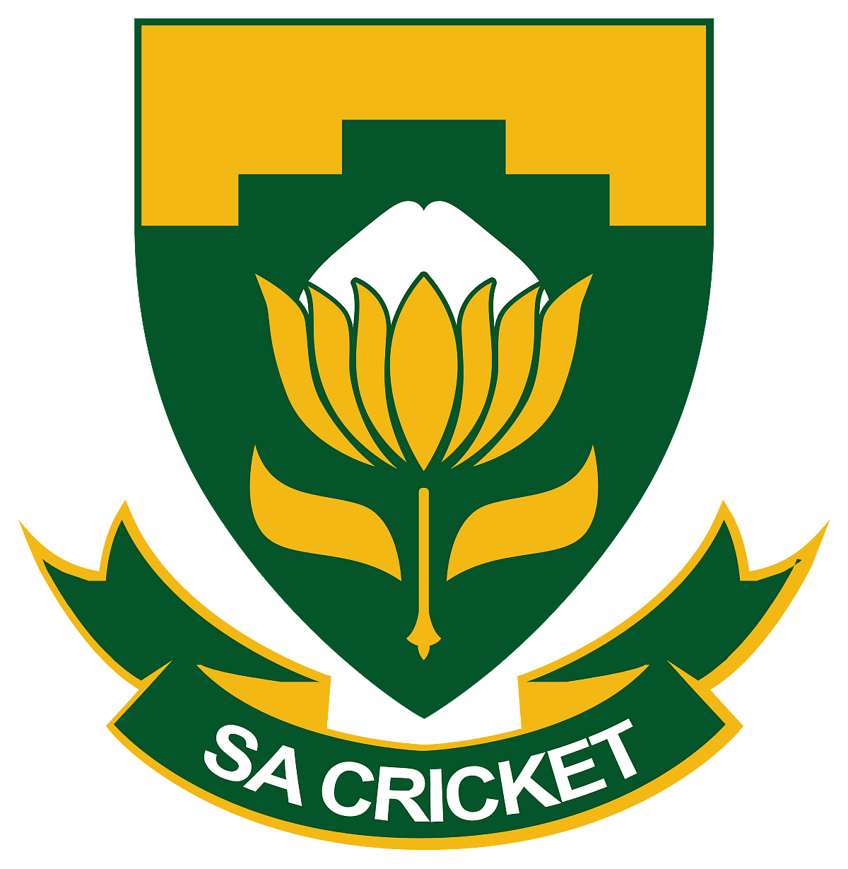 South Africa National Cricket Team logo transparent PNG