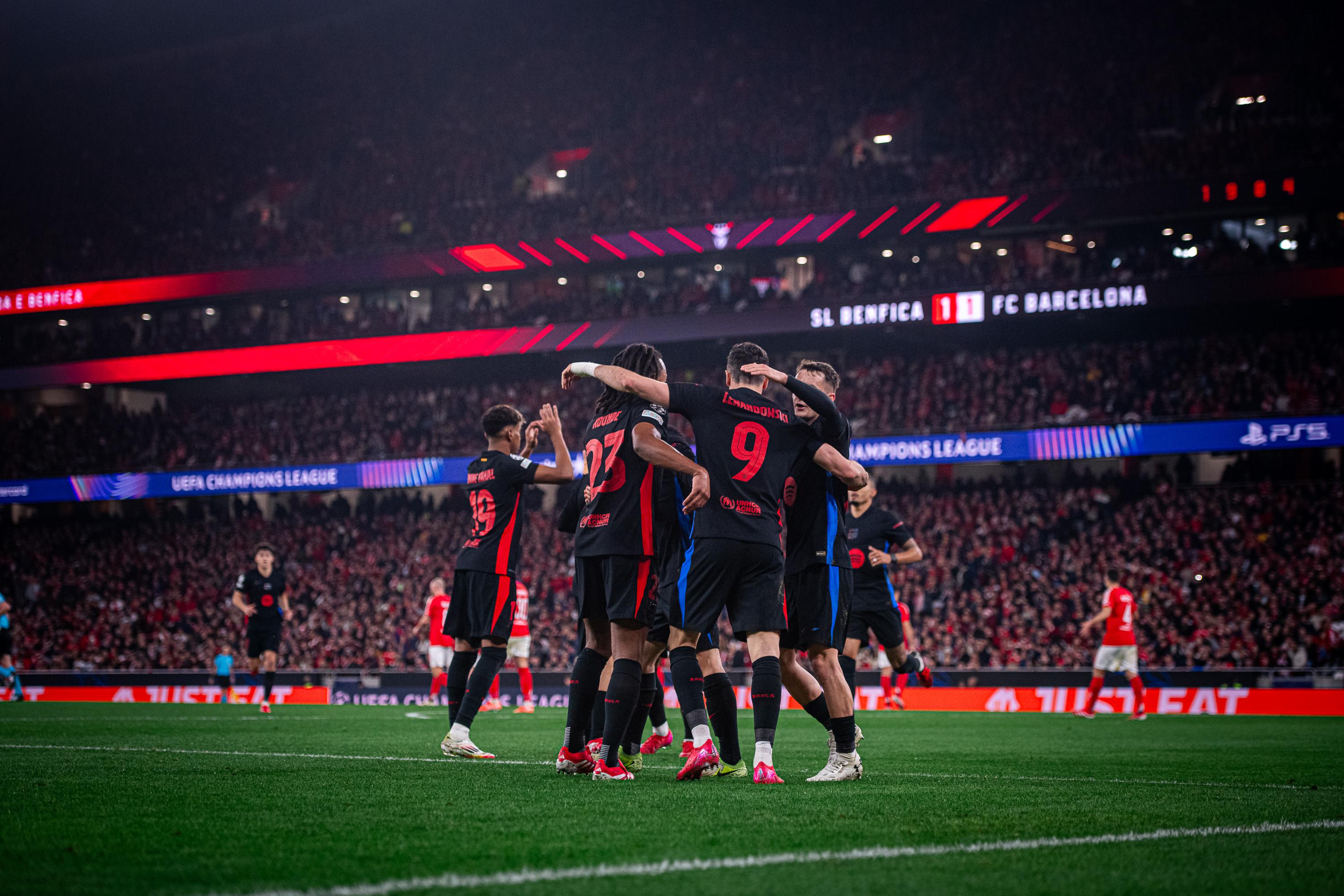 The best photo from the win against Benfica in the Estádio da Luz