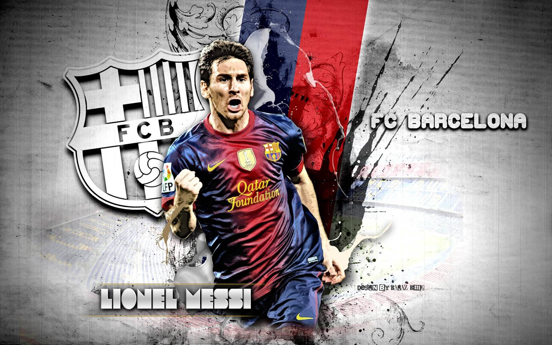 Lionel Messi FC Barcelona HD Desktop Wallpaper